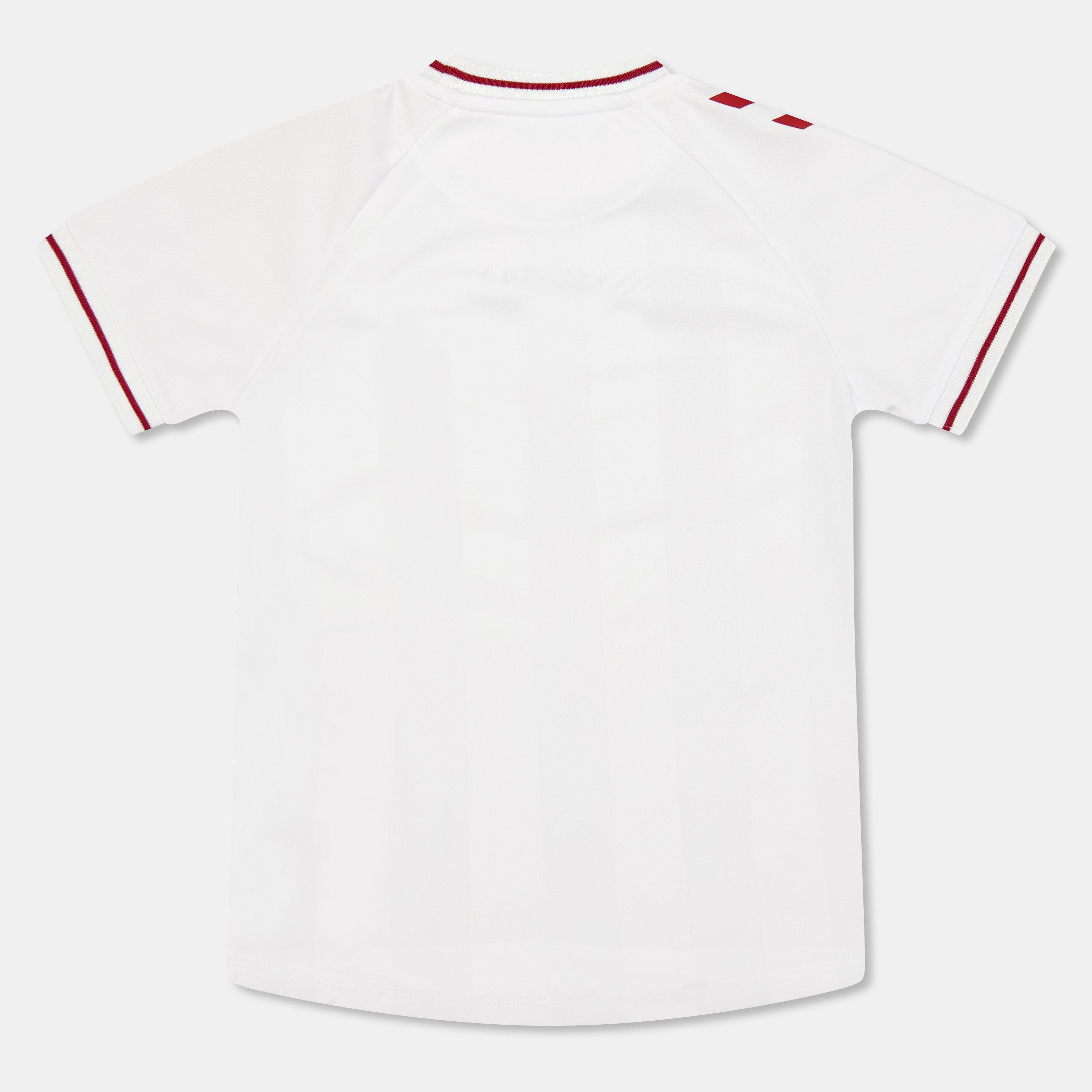 White - Hummel - Denmark Away Shirt 2025 Juniors - 2