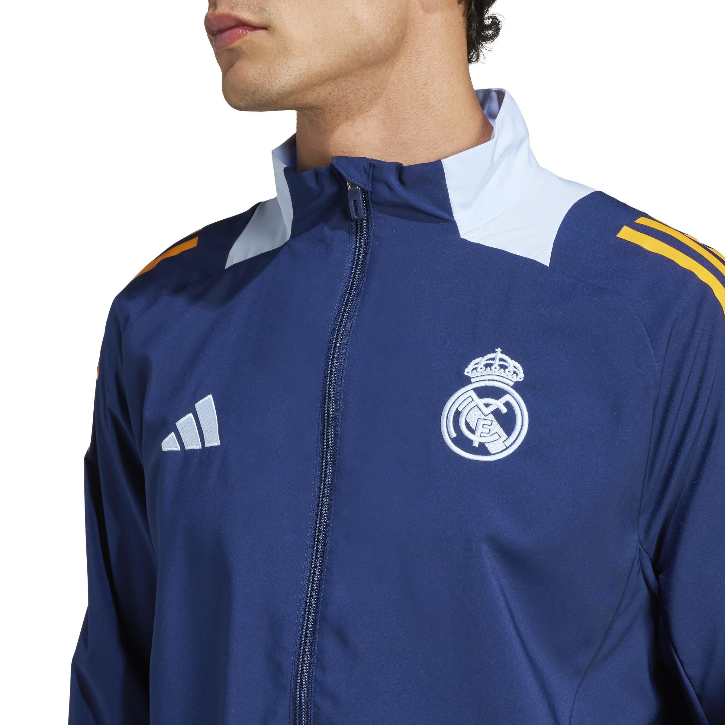 Navy/Orange - adidas - Real Madrid Anthem Jacket 2024 2025 Adults - 5