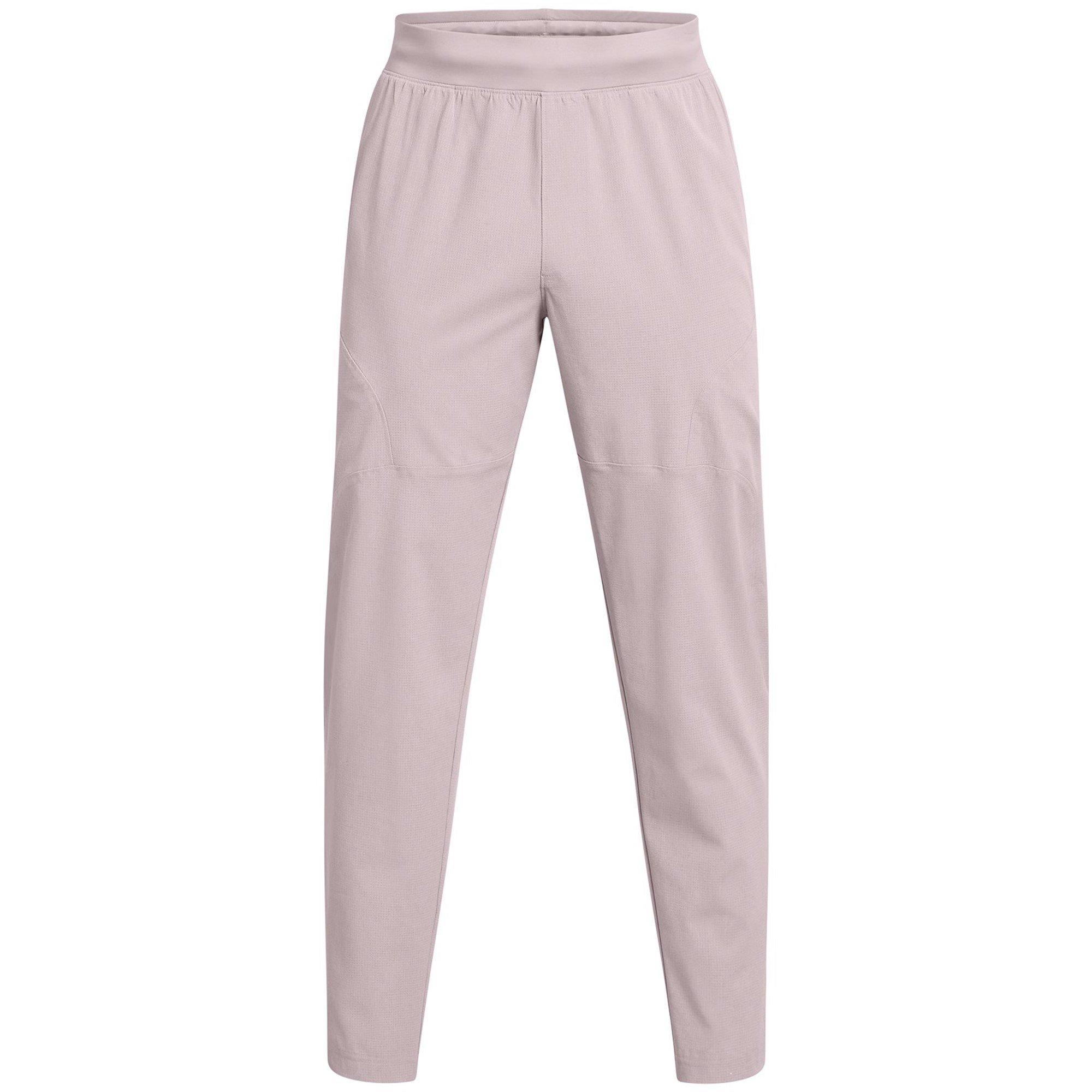 Gray - Under Armour - Men's Vented Tapered Trousers - 1