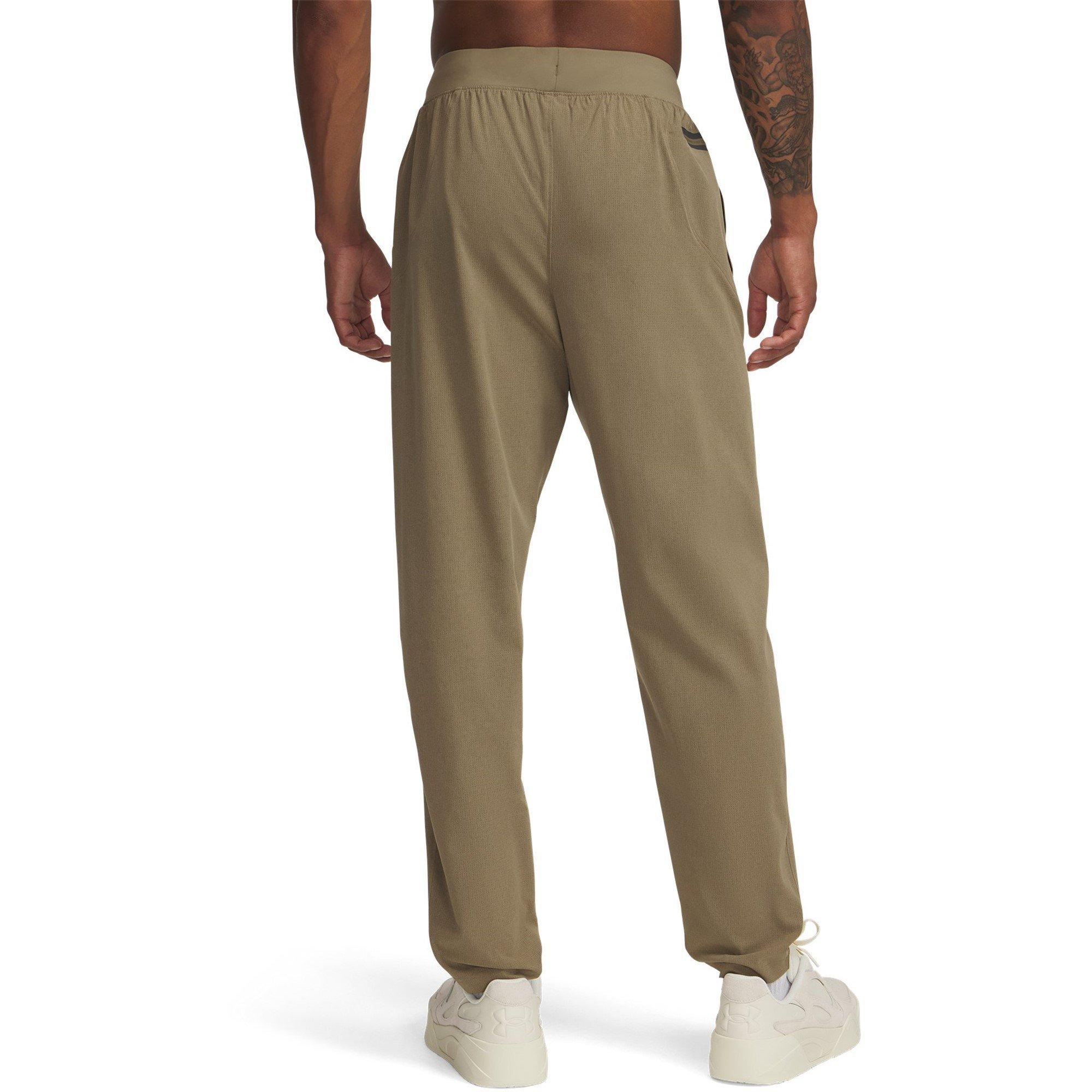 Brown - Under Armour - Men's Vented Tapered Trousers - 2