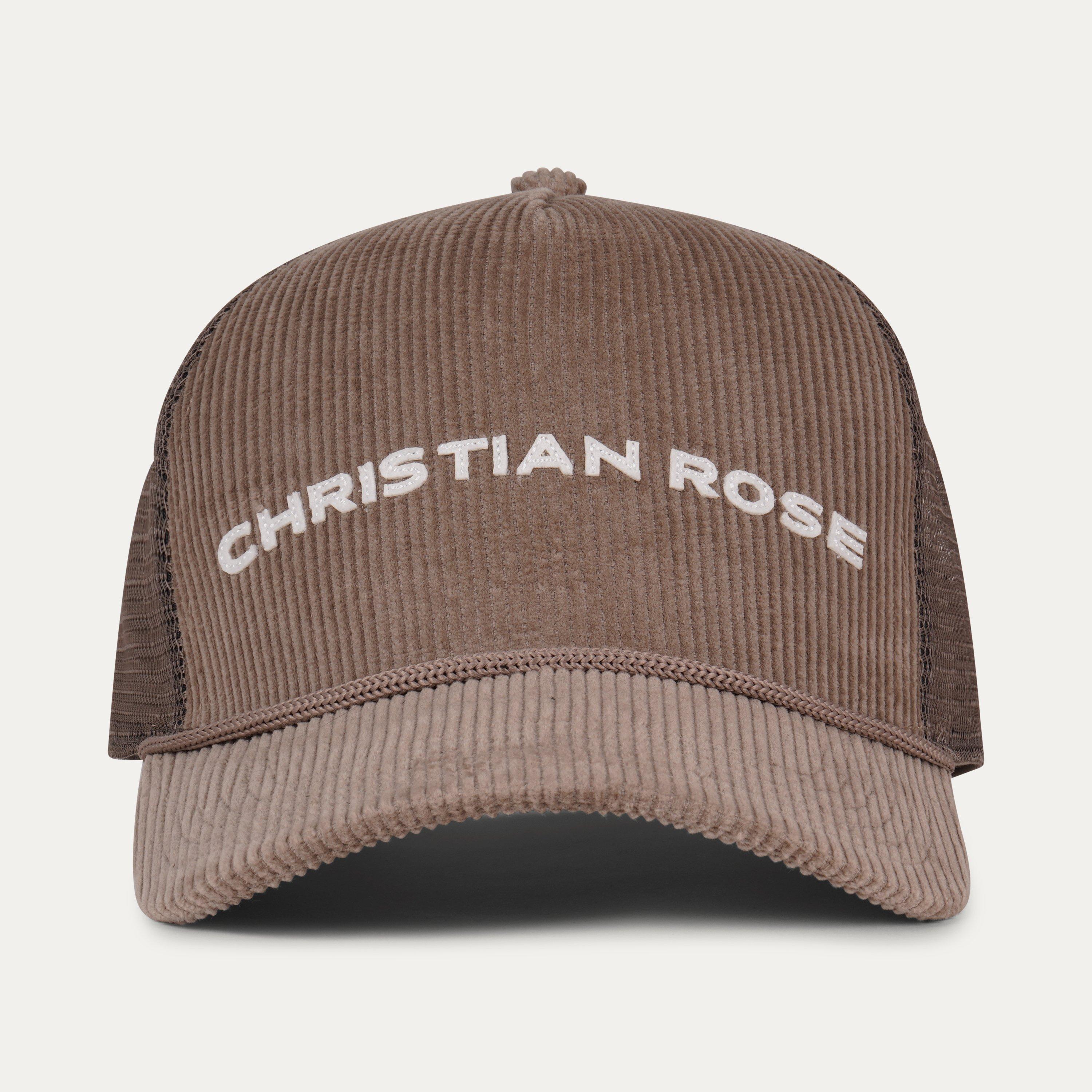 Nude - Christian Rose - Men's Cord Structured Trucker Cap - 2