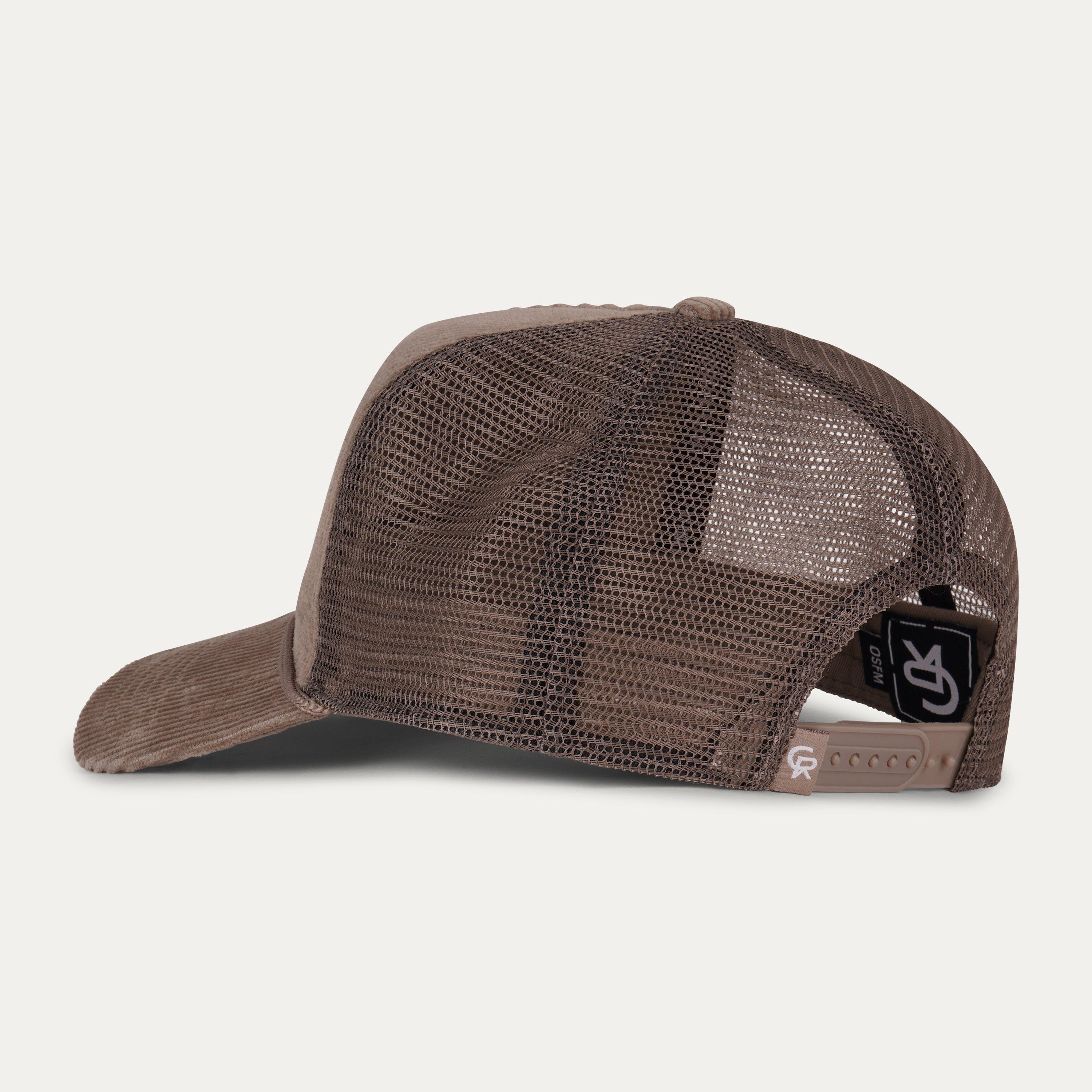 Nude - Christian Rose - Men's Cord Structured Trucker Cap - 3