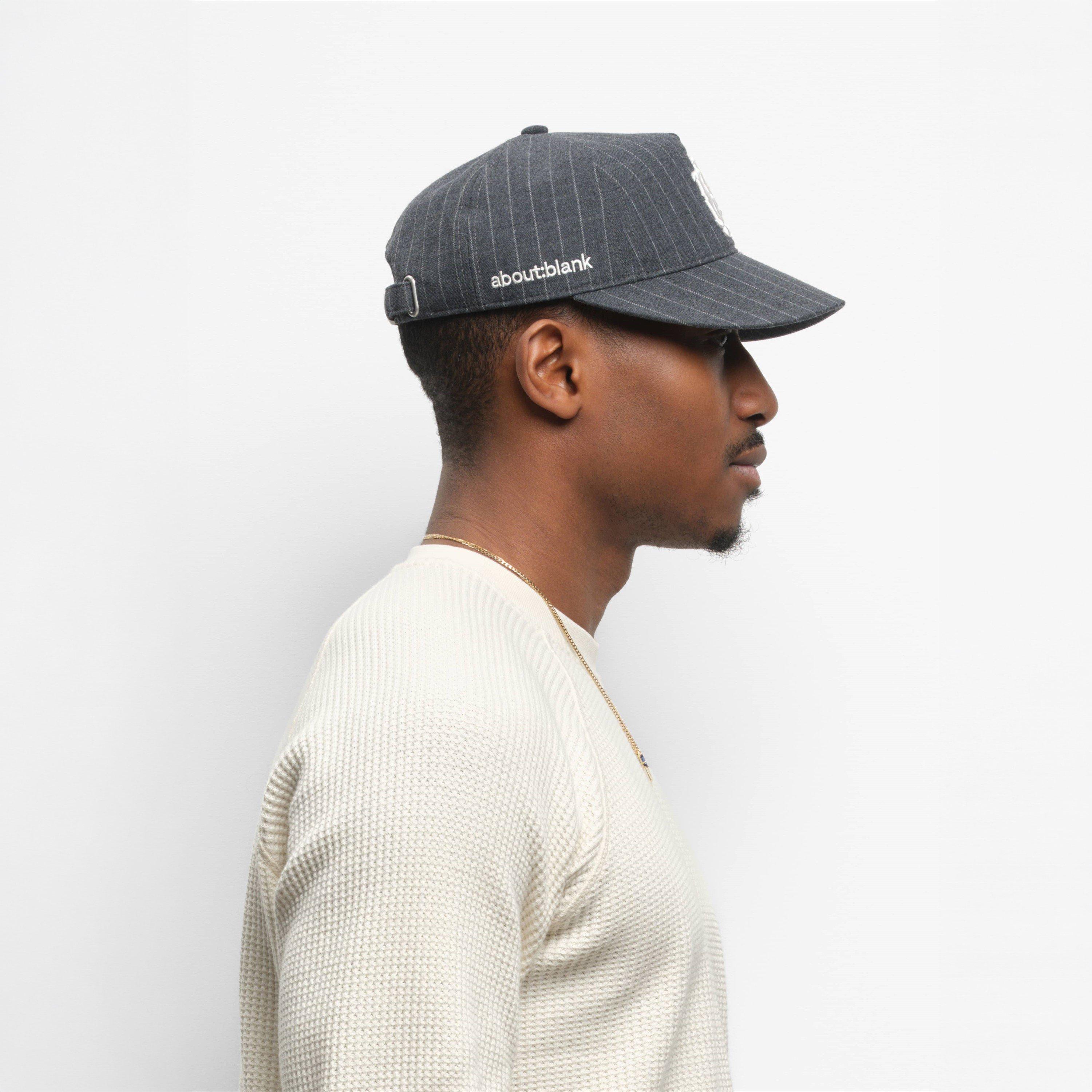 Charcoal/White - about:blank - Men's Baseball Cap - 3