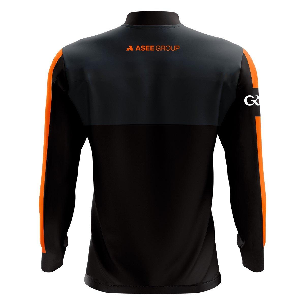 Houtskool/Zwart - McKeever Sports - McKeever Armagh Edge Zip Top Senior - 2