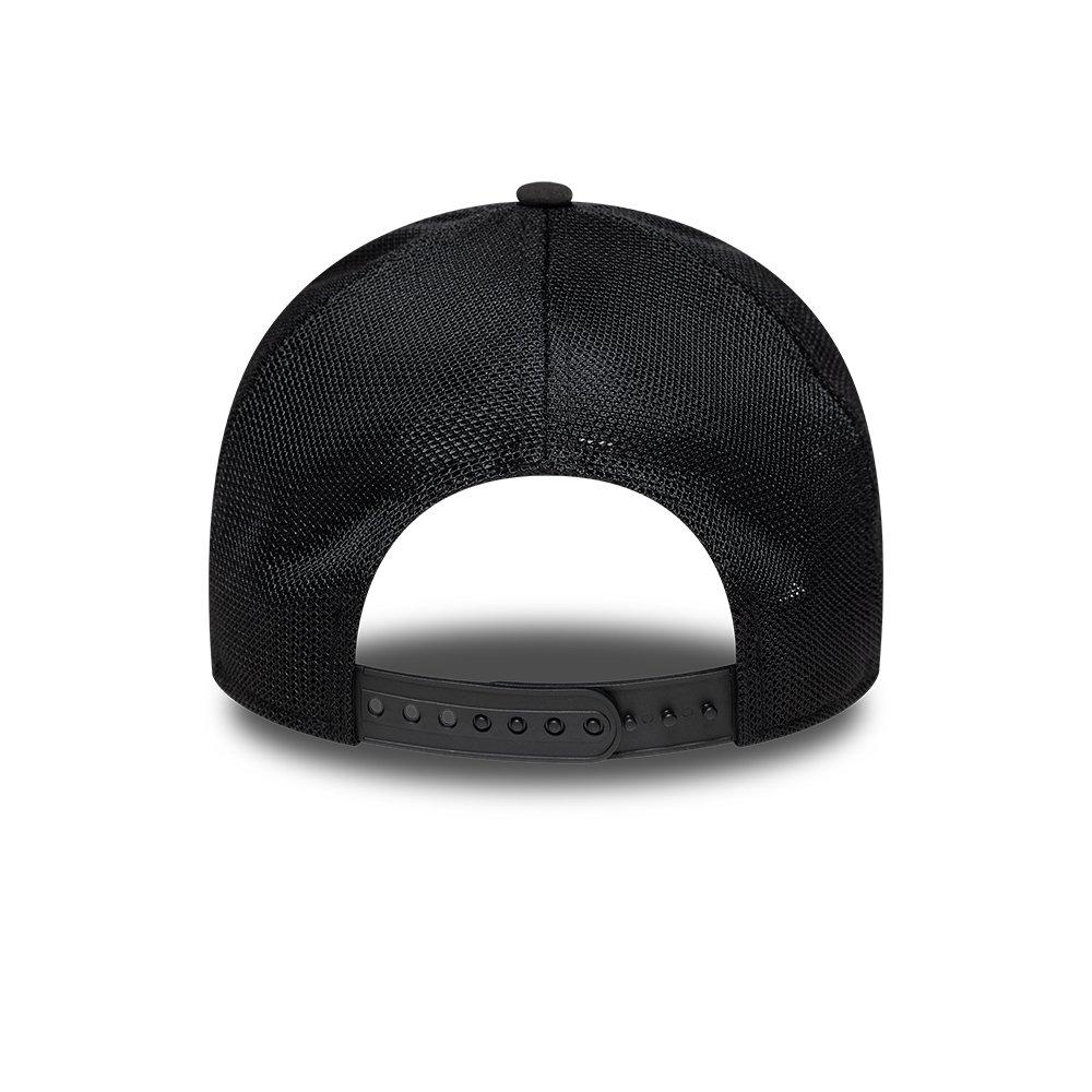 Ms Black/Black - New Era - A-Frame Adjustable Trucker Cap - 4