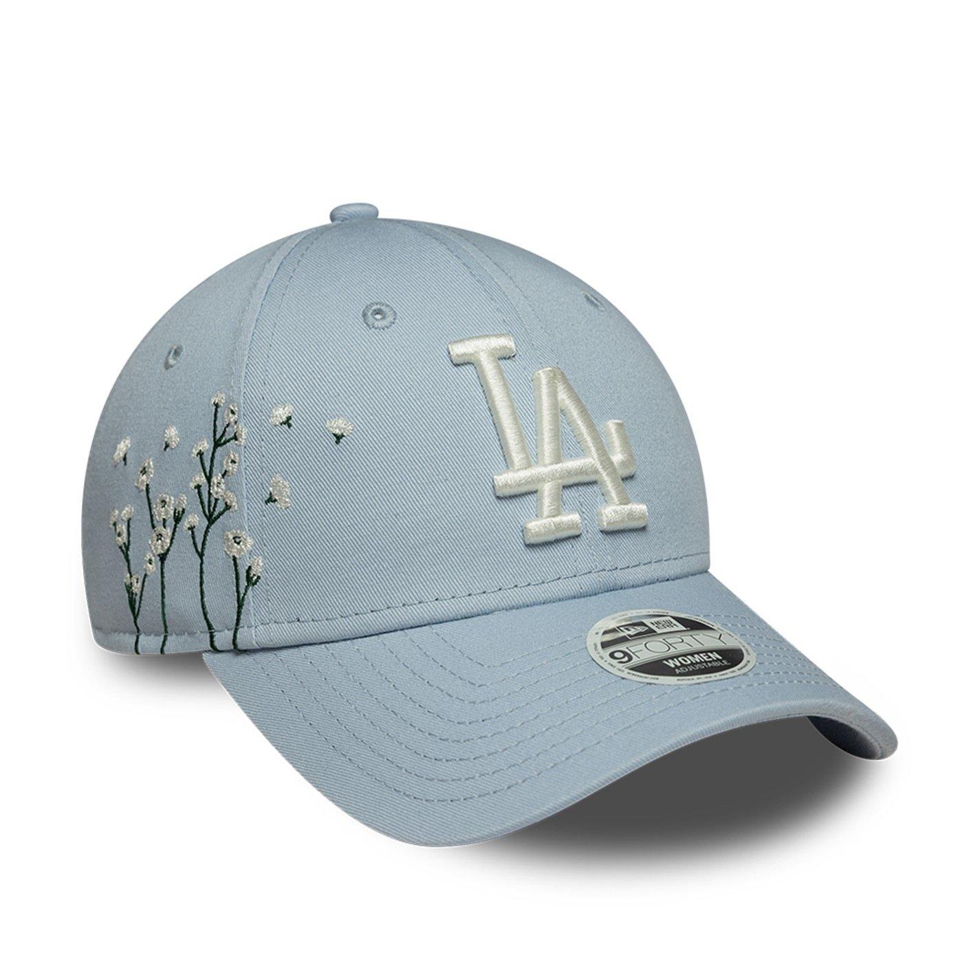 LA Blu/Bianco - New Era - Womens 9FORTY Floral Adjustable Cap - 1