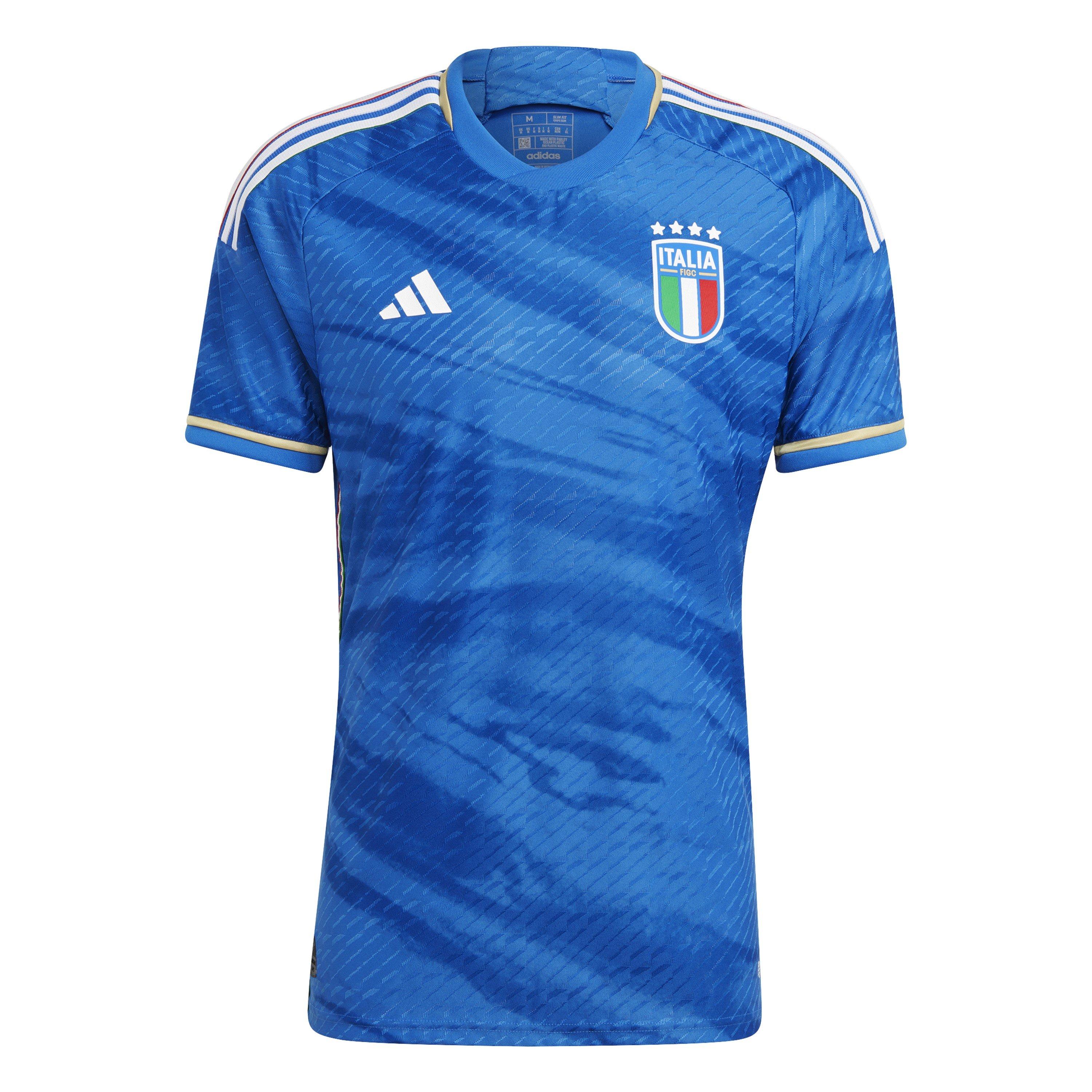 Blue - adidas - Men's Italy Short Sleeve T-Shirt - 1