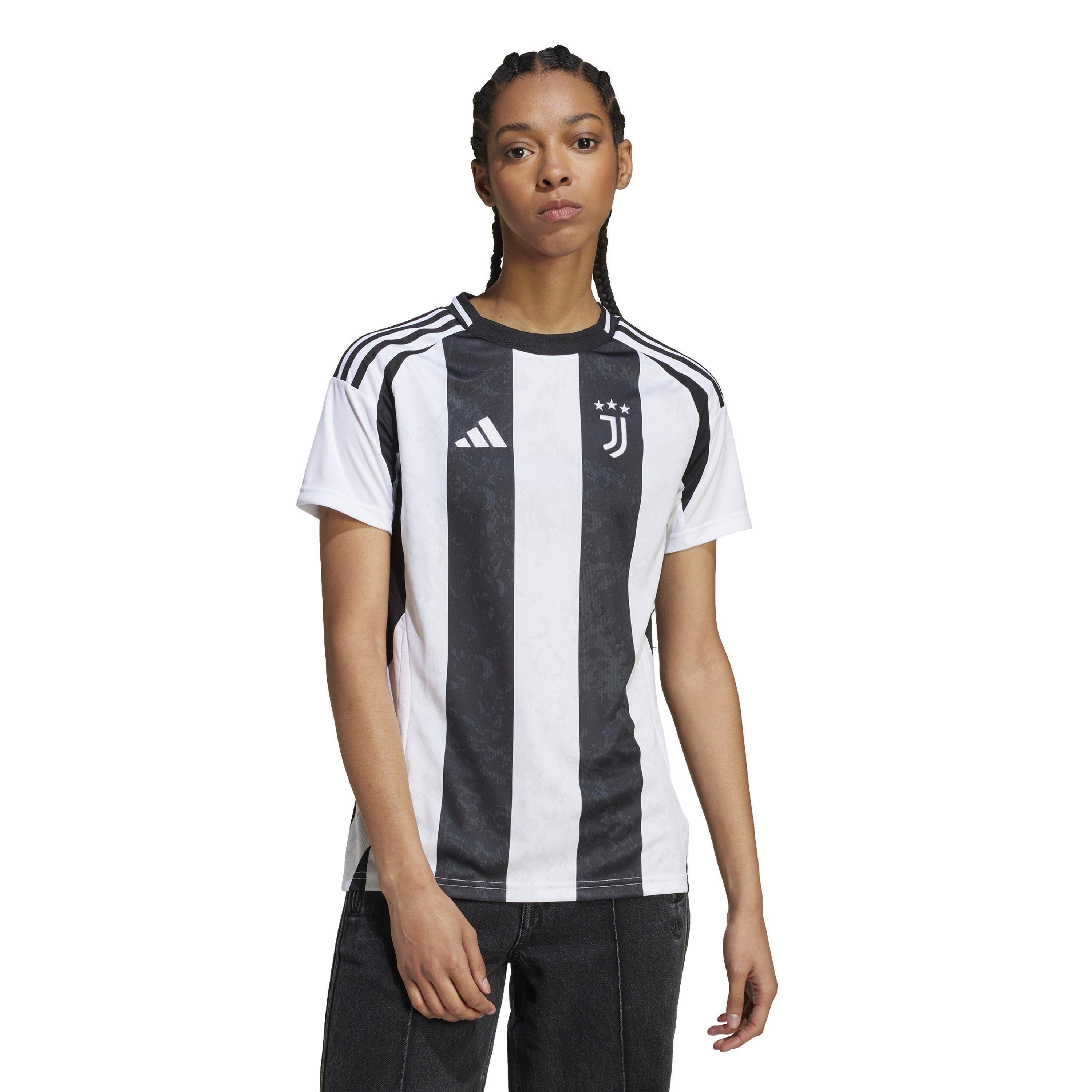 White - adidas - Juve H Jsy W T-Shirt Womens - 3