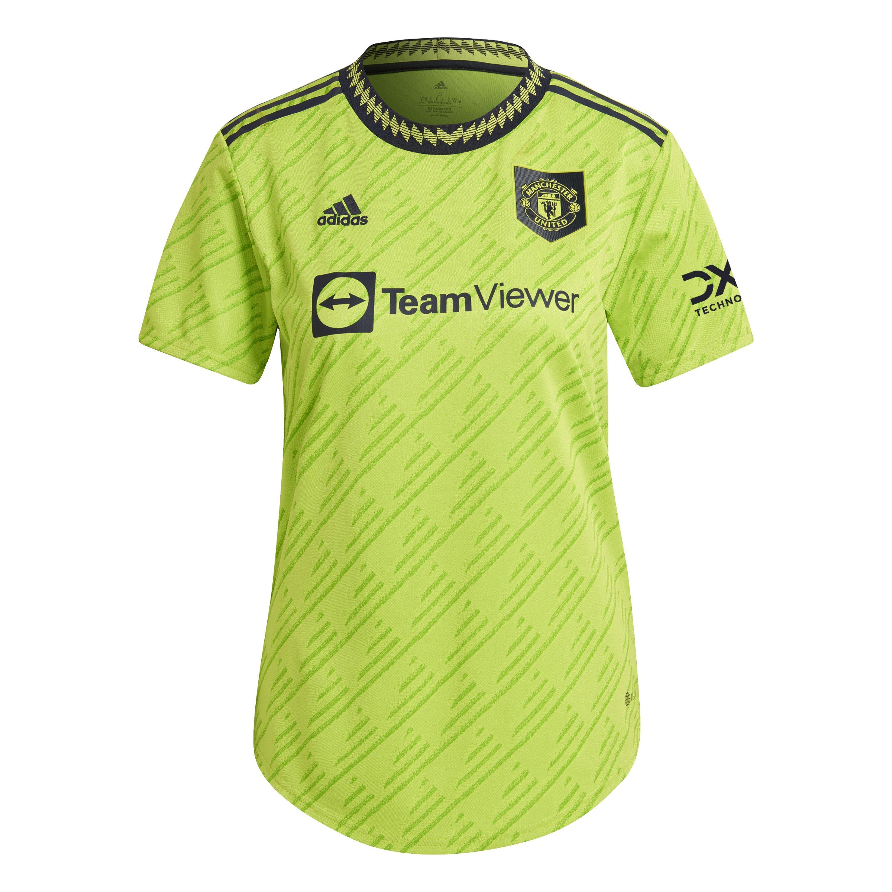 Solar Slime - adidas - Manchester United Third Shirt 22/23 Womens - 1