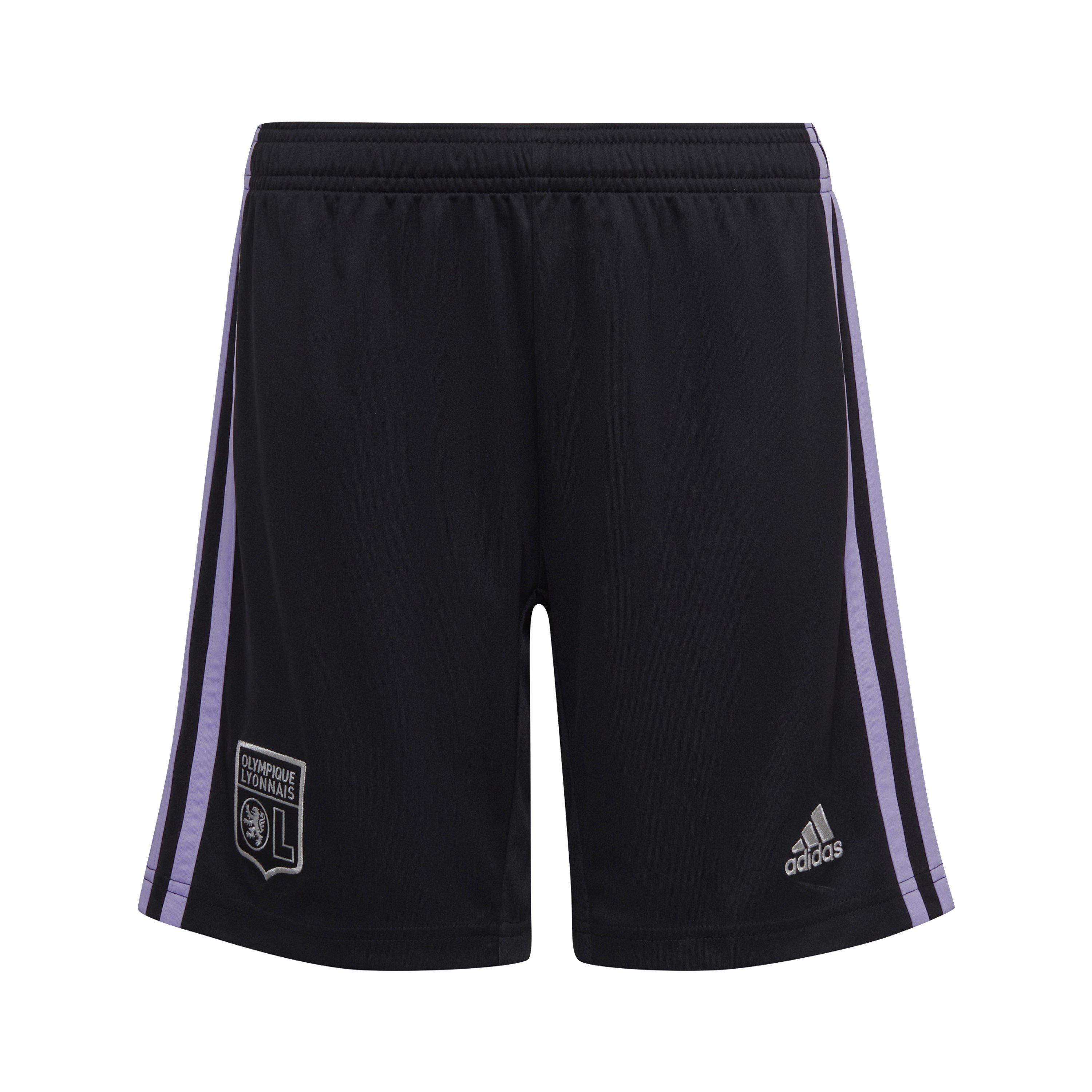 Adidas  Kids Kids Olympique Lyonnais Third Shorts 22/23 - Black - 7-8 Years