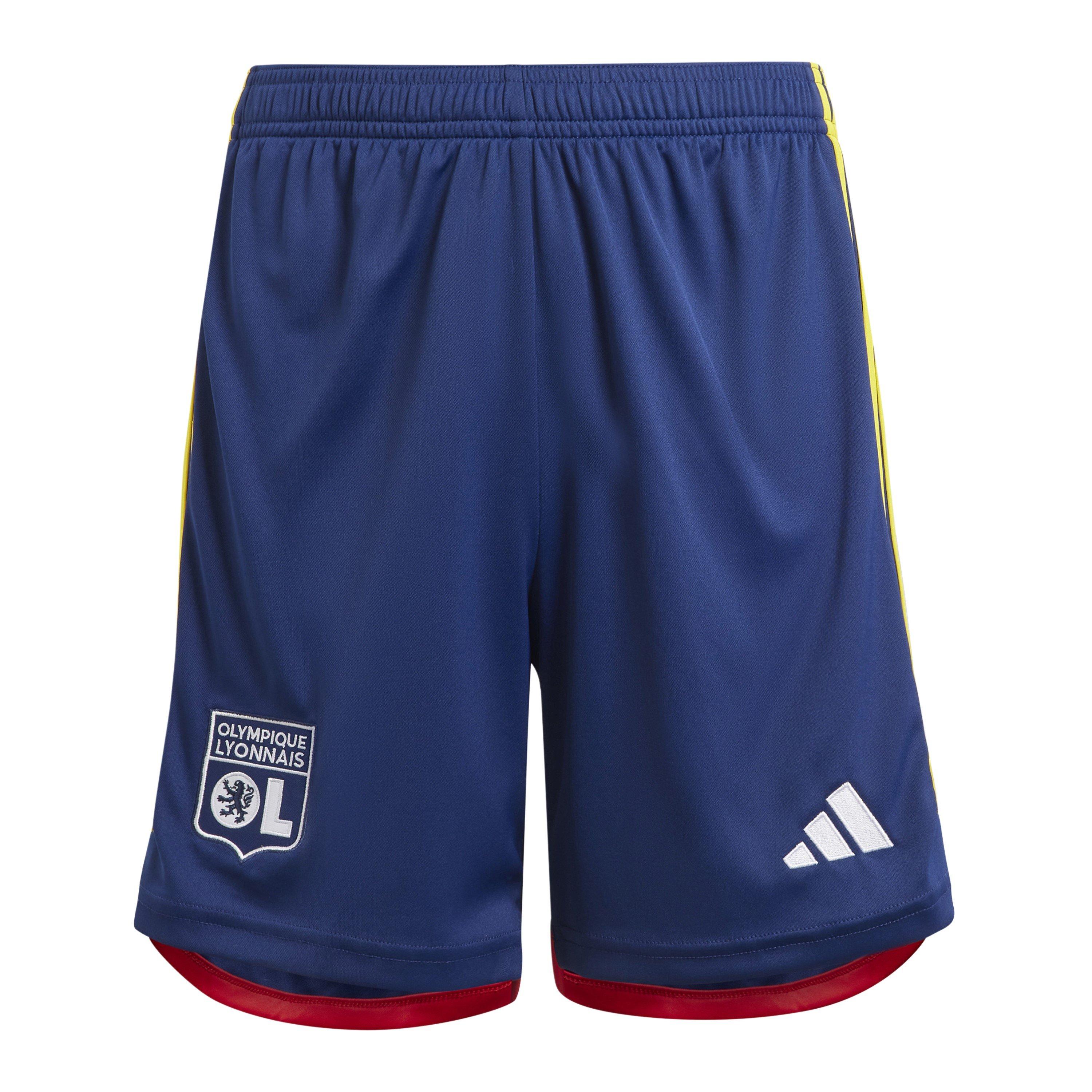 Adidas  Kids Kids Olympique Lyonnais Third Shorts 22/23 - Dark Blue - 15-16 Yrs