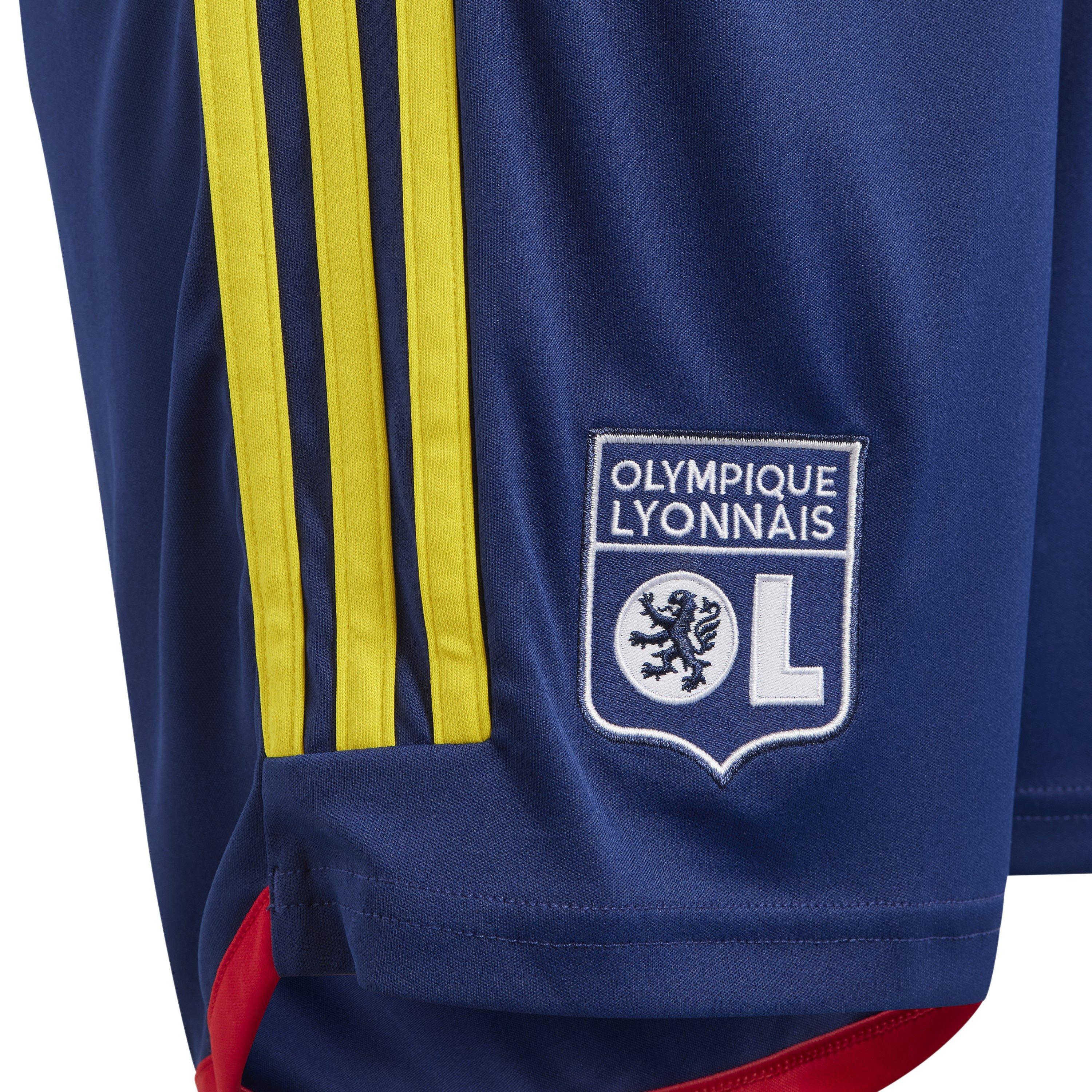 Donkerblauw - adidas - Kids adidas Olympique Lyonnais Third Shorts 22/23 - 3