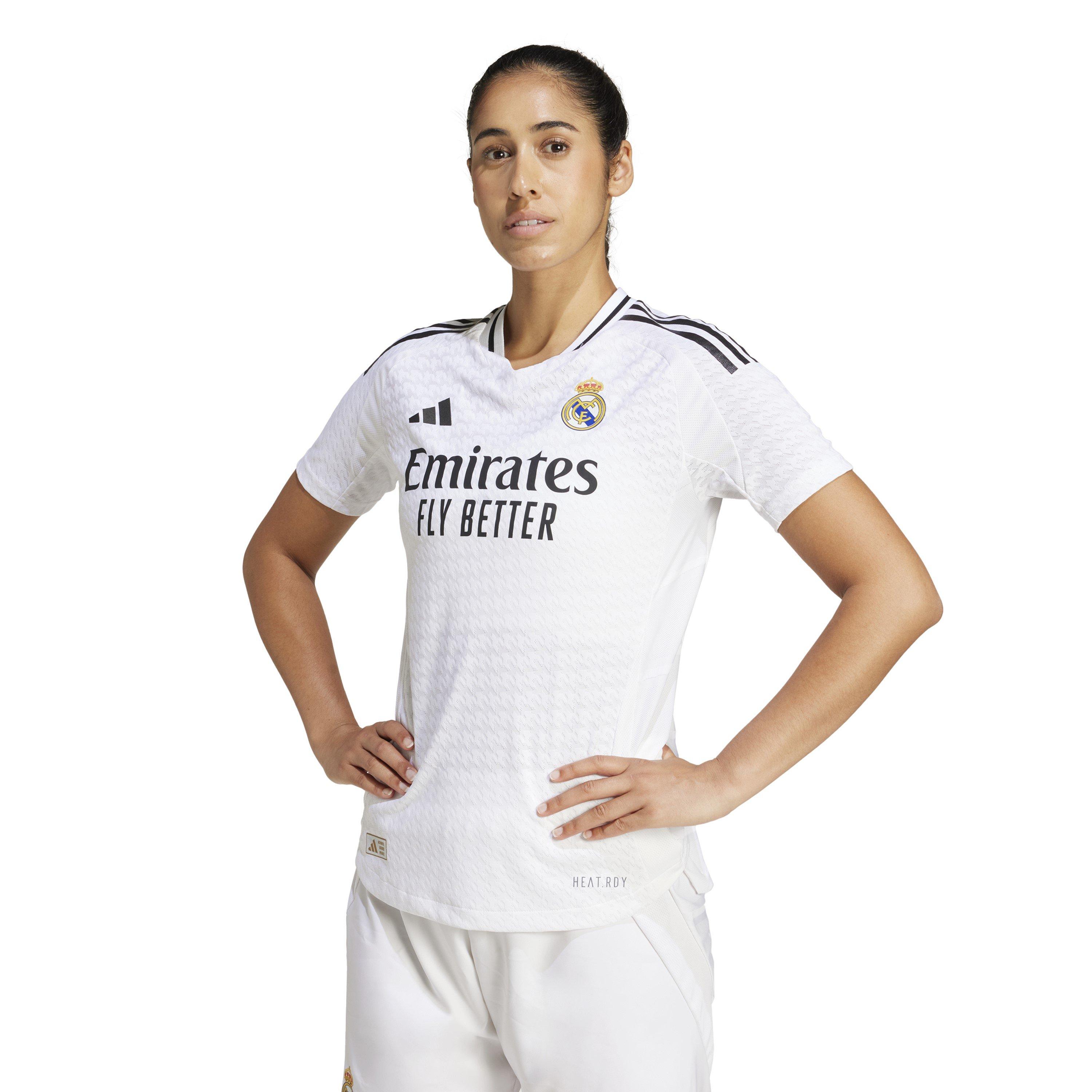 White - adidas - Real Madrid Authentic Home Shirt 24/25 Womens - 3