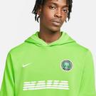 Vert/Blanc - Nike - Teddy Lined Denim Pullover Jacket - 3