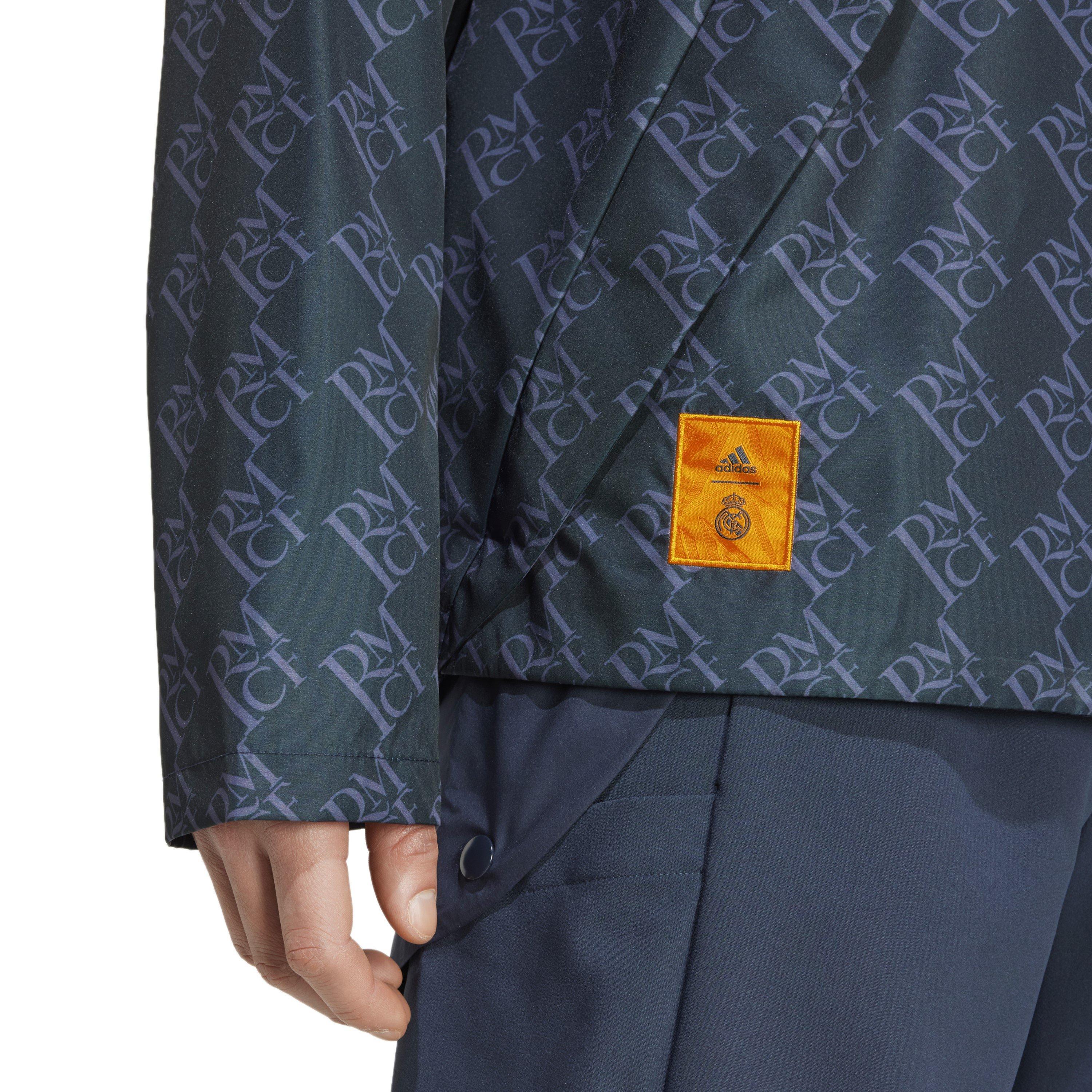 Blu Notte - adidas - Real Szn Hzwb Anorak Mens - 5