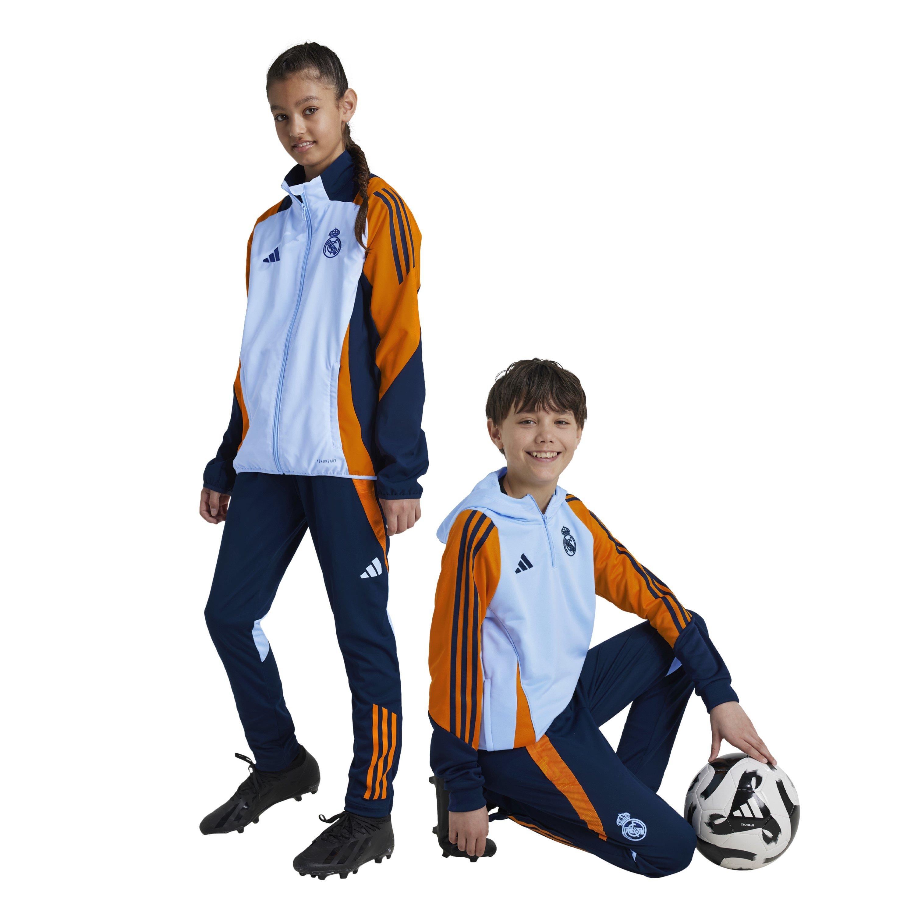 Timski mornarsko plava. - adidas - Real Tr Pnt Y Tracksuit Bottom Unisex Kids - 2
