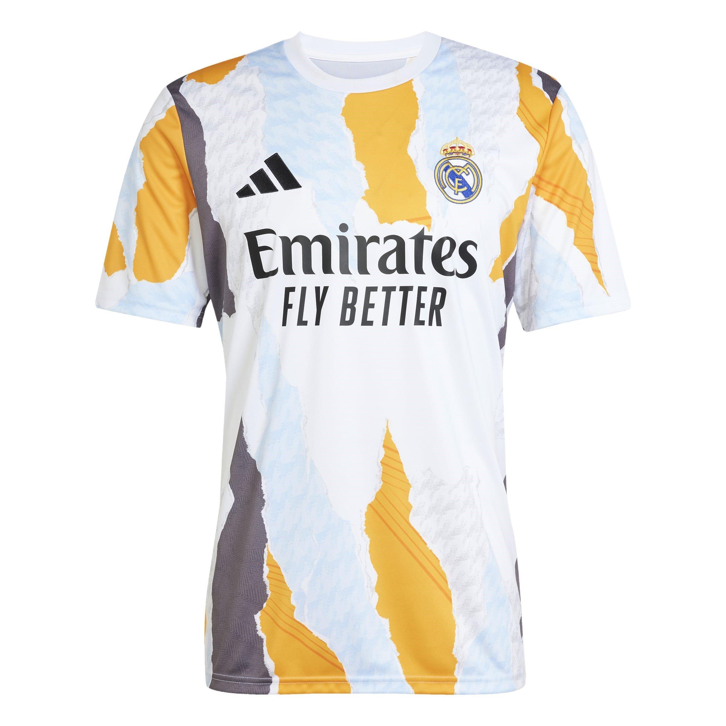 Hvid/Blå - adidas - Real Madrid Pre Match Shirt 2024 2025 Adults - 1