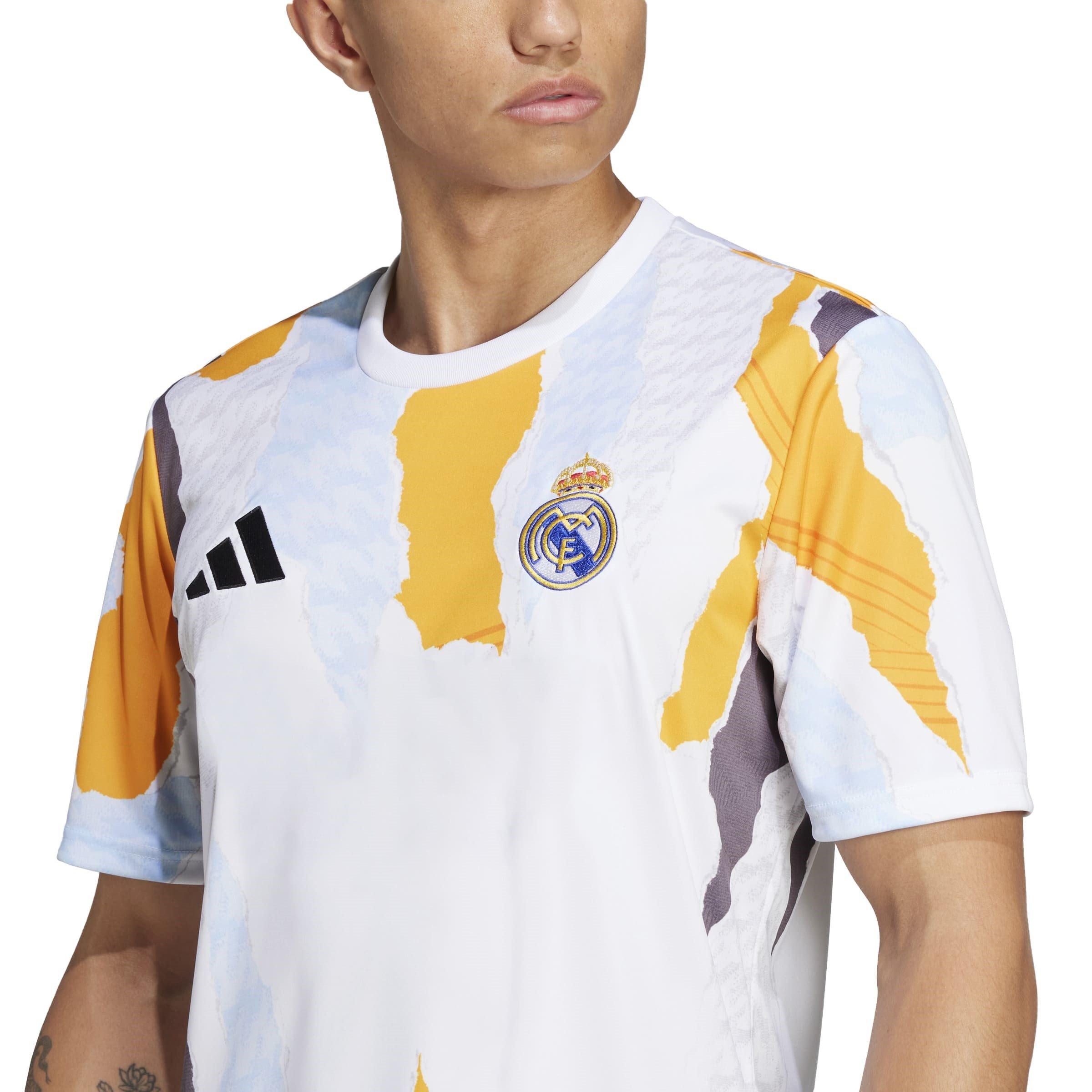 Wit/Blauw - adidas - Real Madrid Pre Match Shirt 2024 2025 Adults - 6