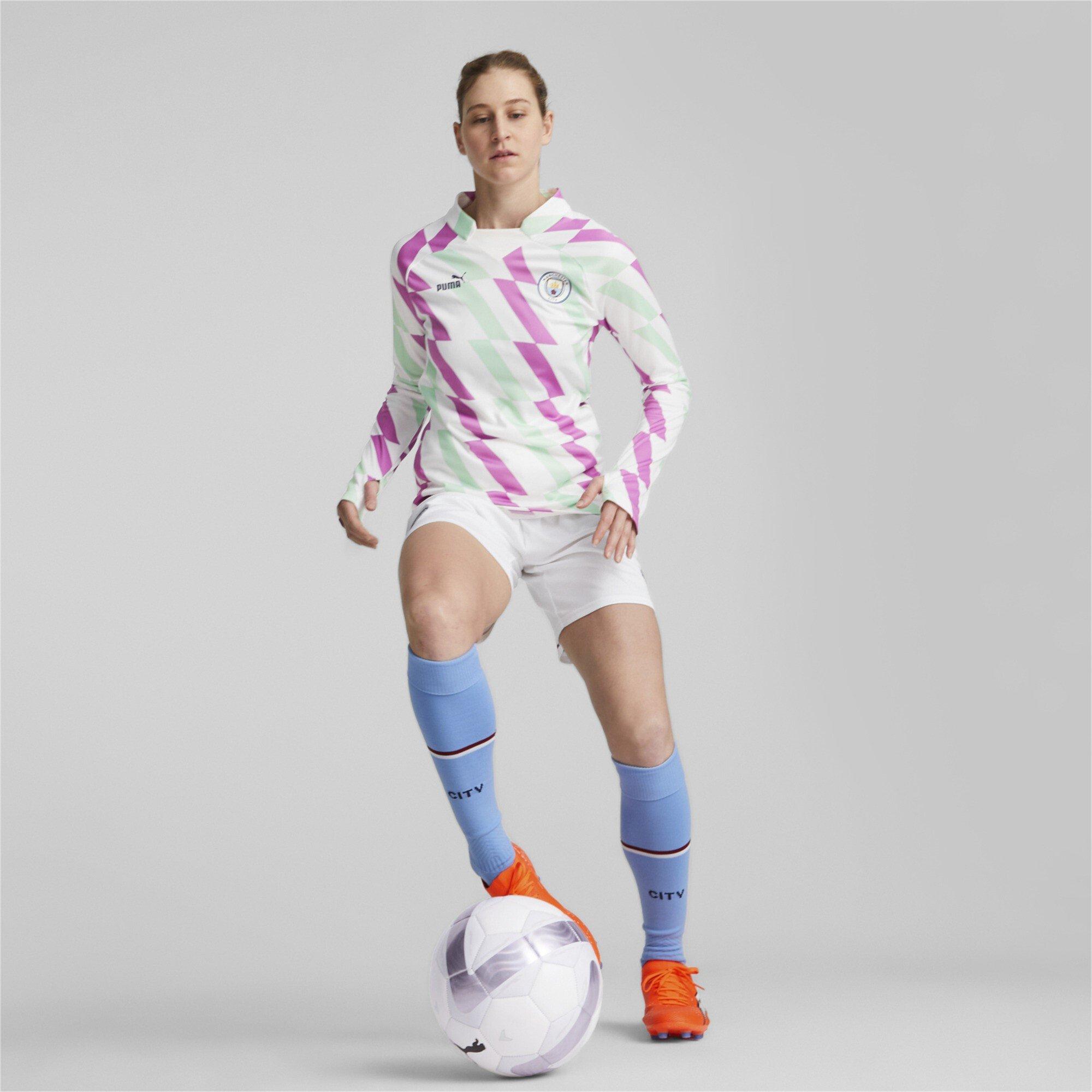 Blanc/Vert - Puma - Manchester City Pre Match Sweatshirt Women's - 3