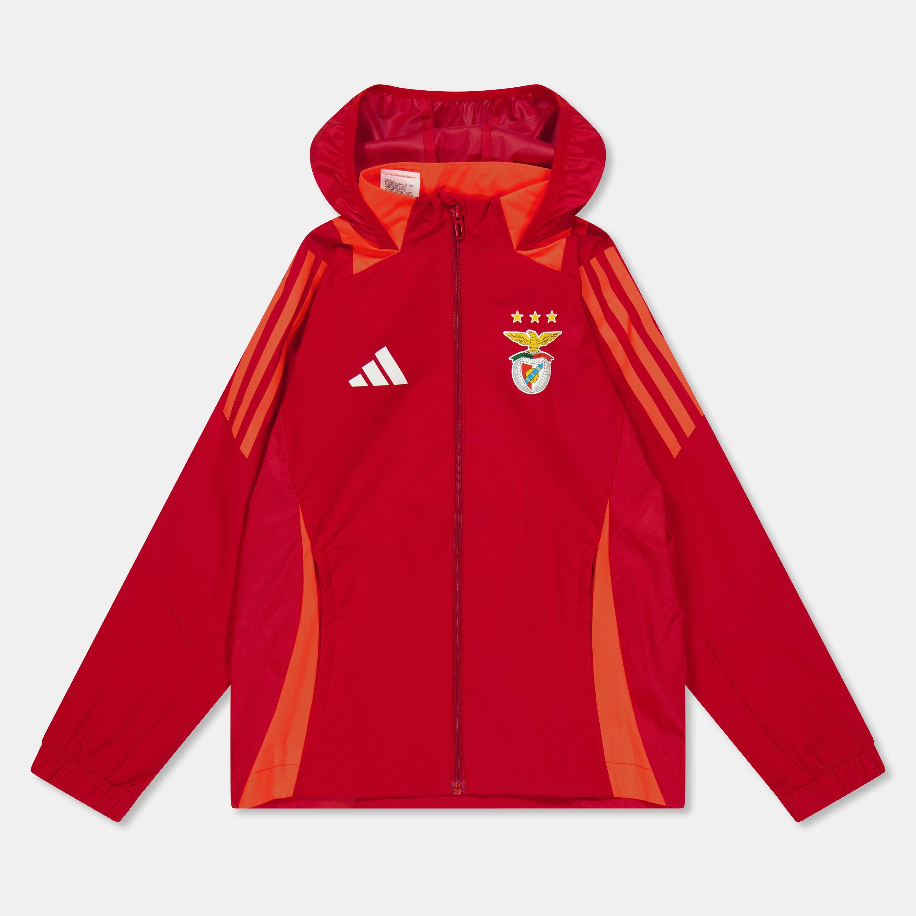 Team Power Red - adidas - Unisex Kids Benfica Rain Coar 2024 2025 - 1