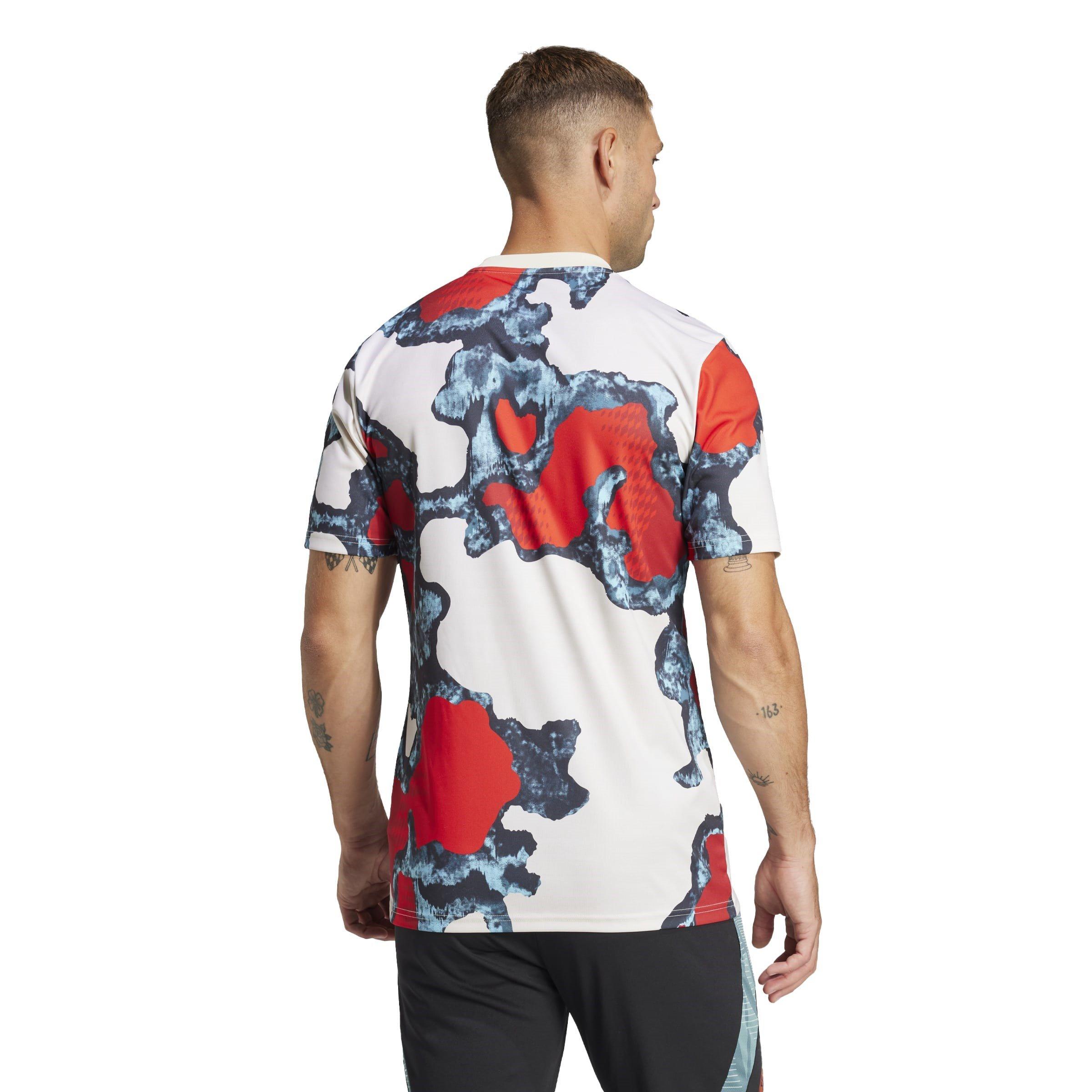 Rot/Türkis - adidas - Bayern Munich Prematch Shirt 2024 2025 Adults - 4