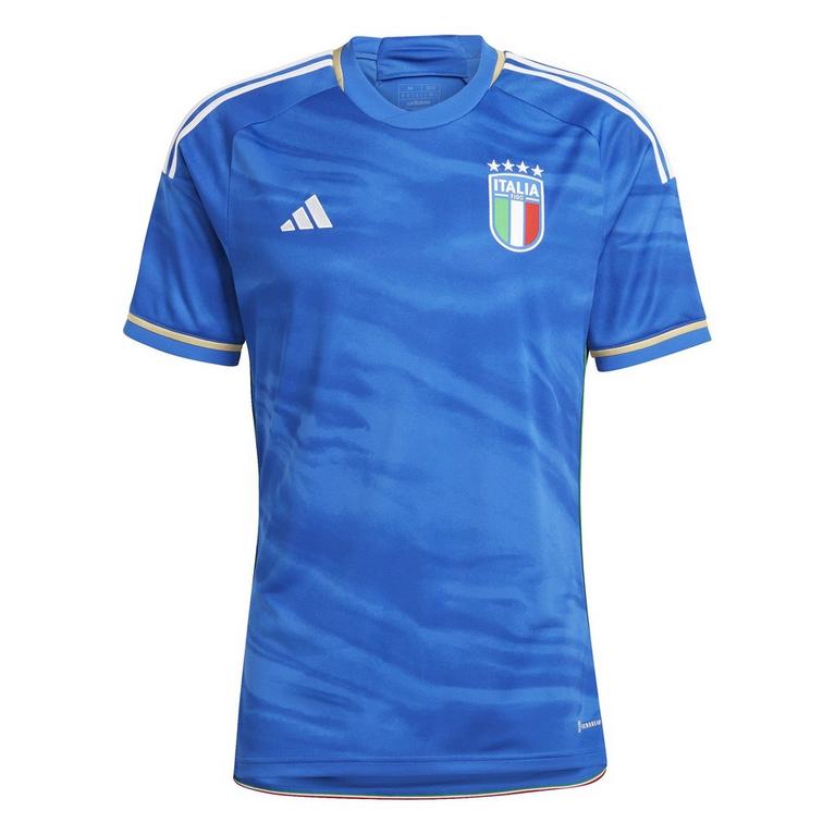 Bleu - adidas - Italy Home wearing Shirt 2023 - 1
