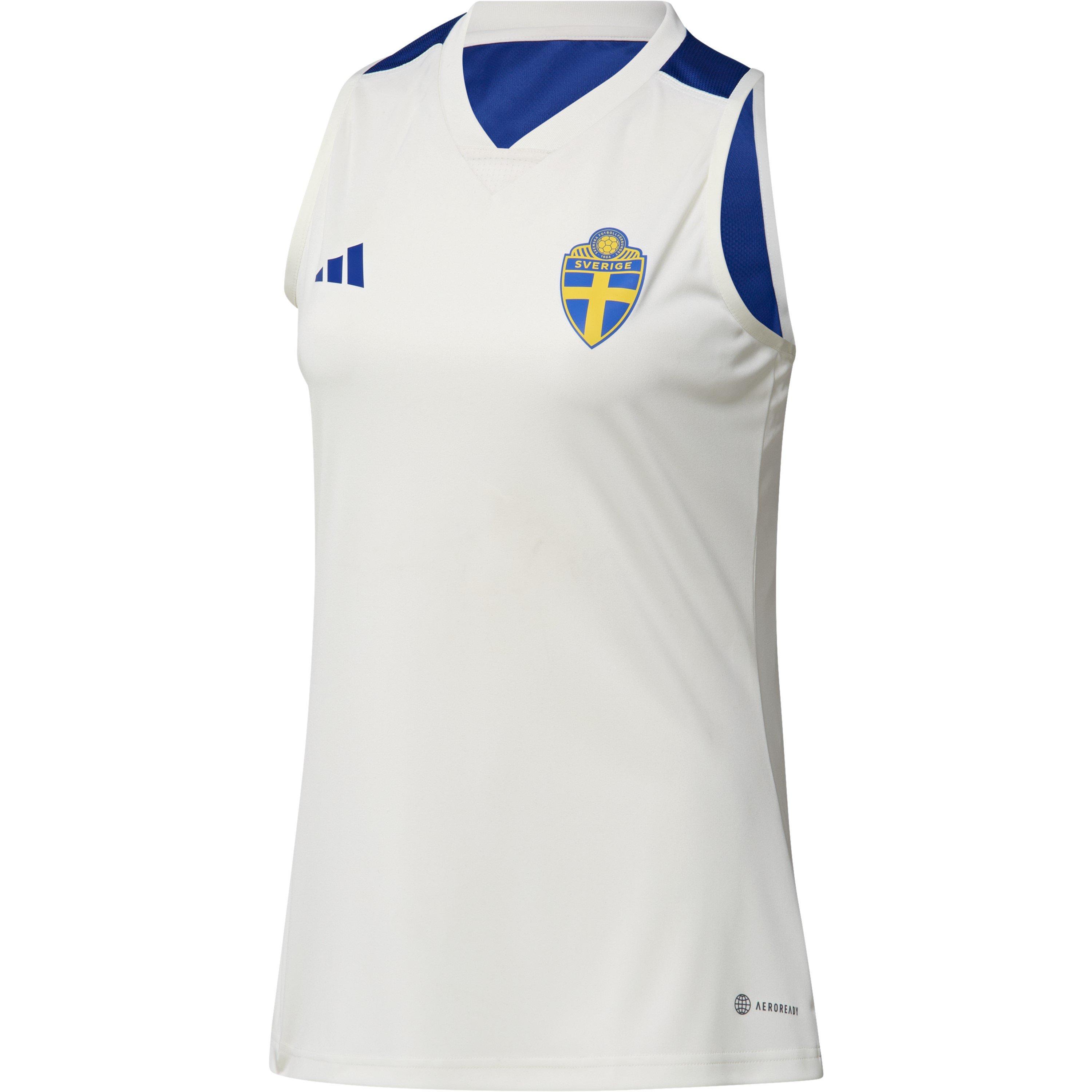 Adidas Women's Sweden International Football Shirt - Off White - 16 (XL)