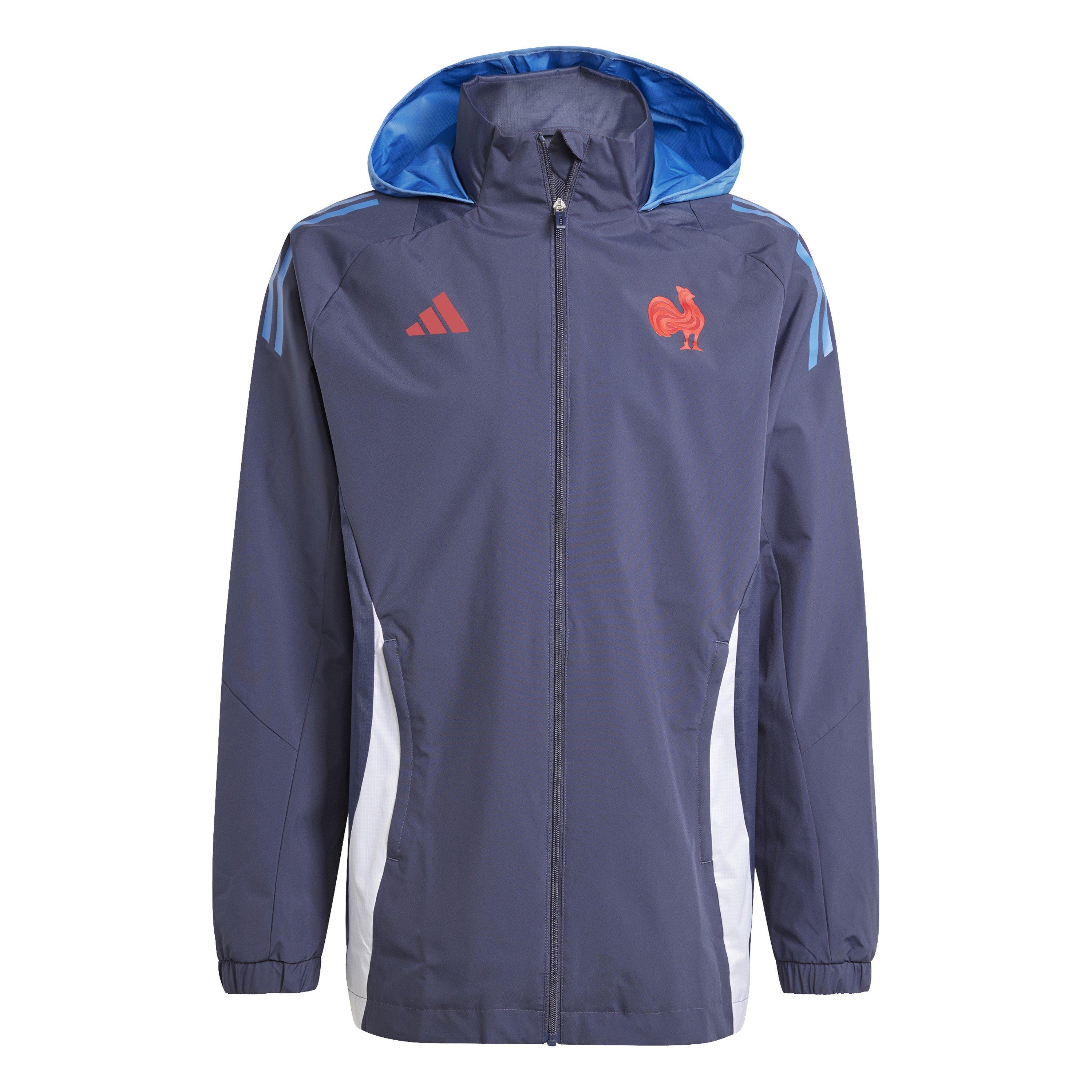 Shadow Navy - adidas - Ffr Aw Rain J M Anorak Mens - 1