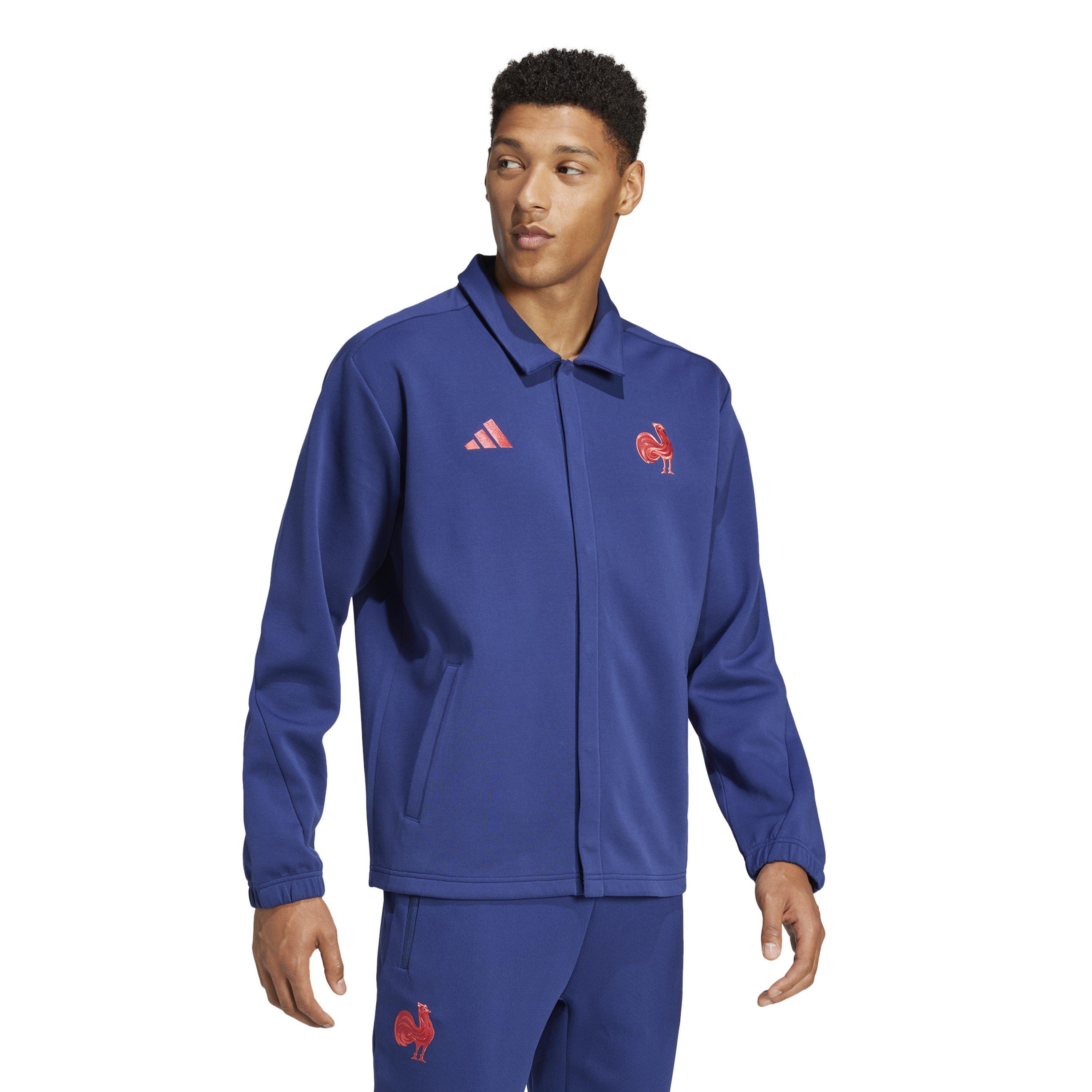 Dark Blue - adidas - France Travel Jacket 2025 Mens - 6