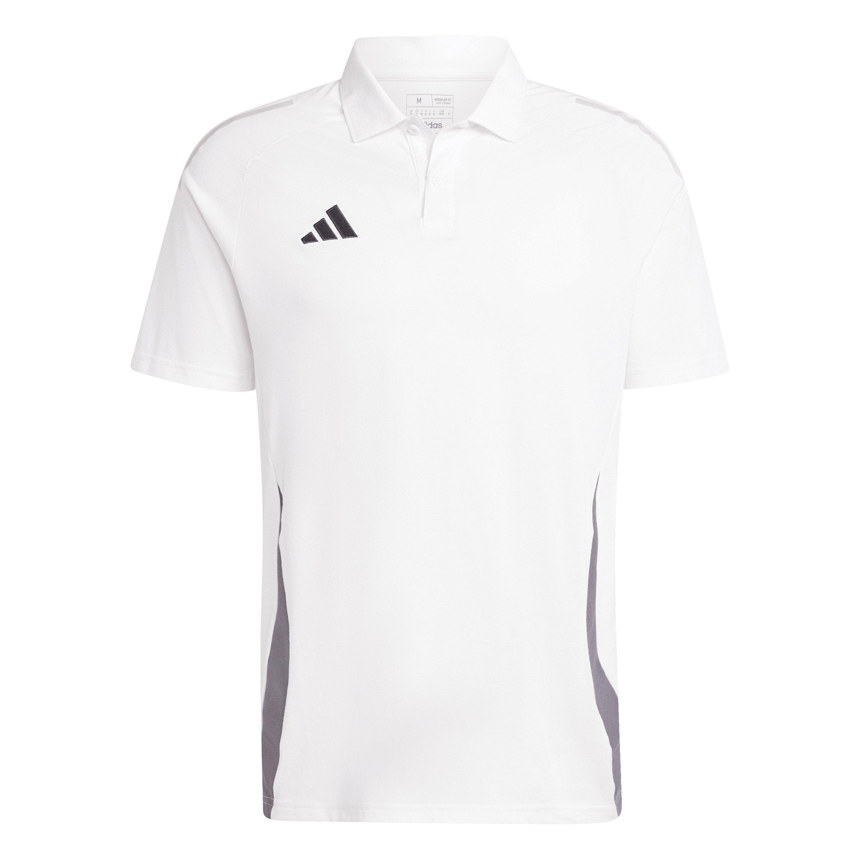 Adidas Men's Tiro24 C Performance Polo Shirt - White - L