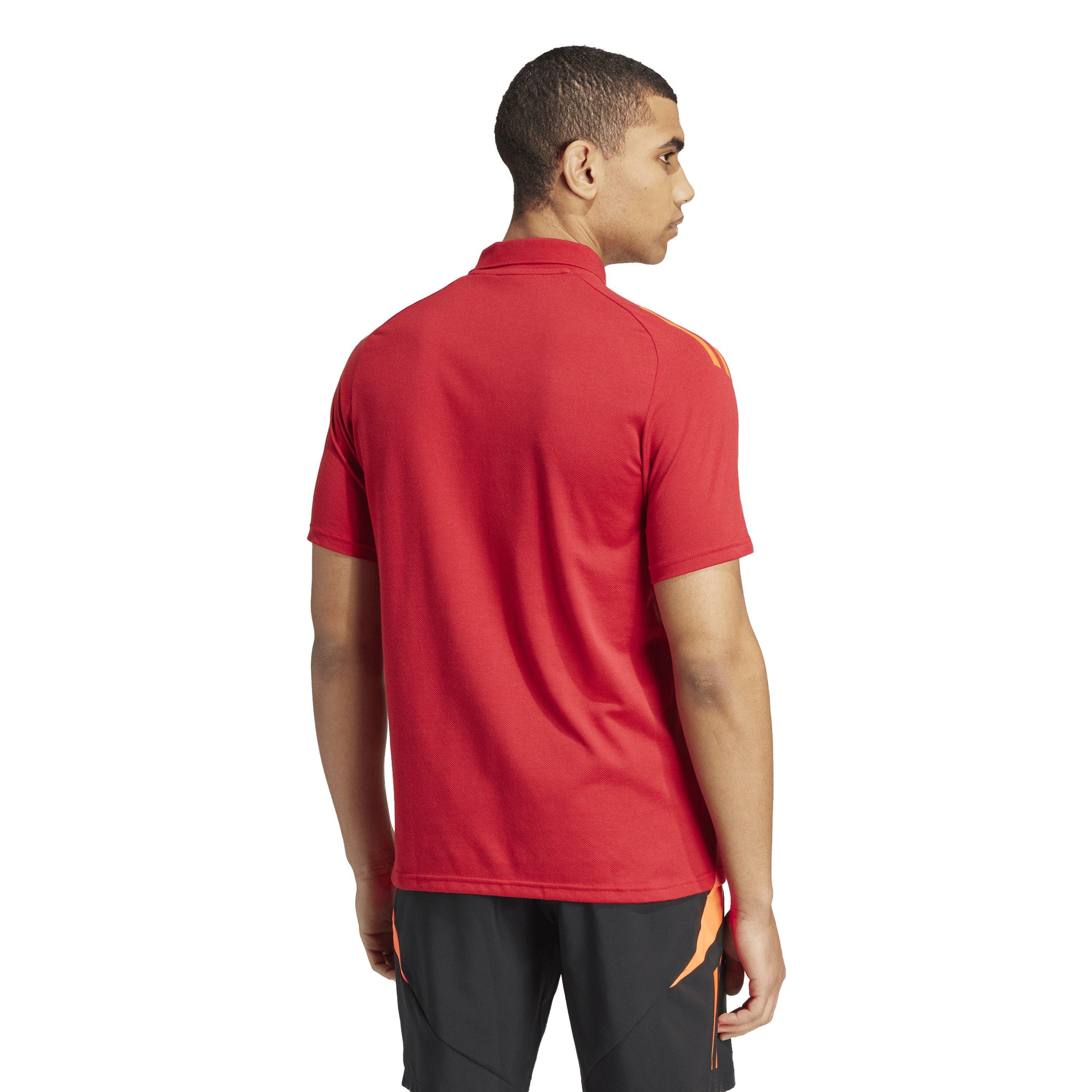 Power Red - adidas - Tiro24 C Polo Shirt Mens - 3