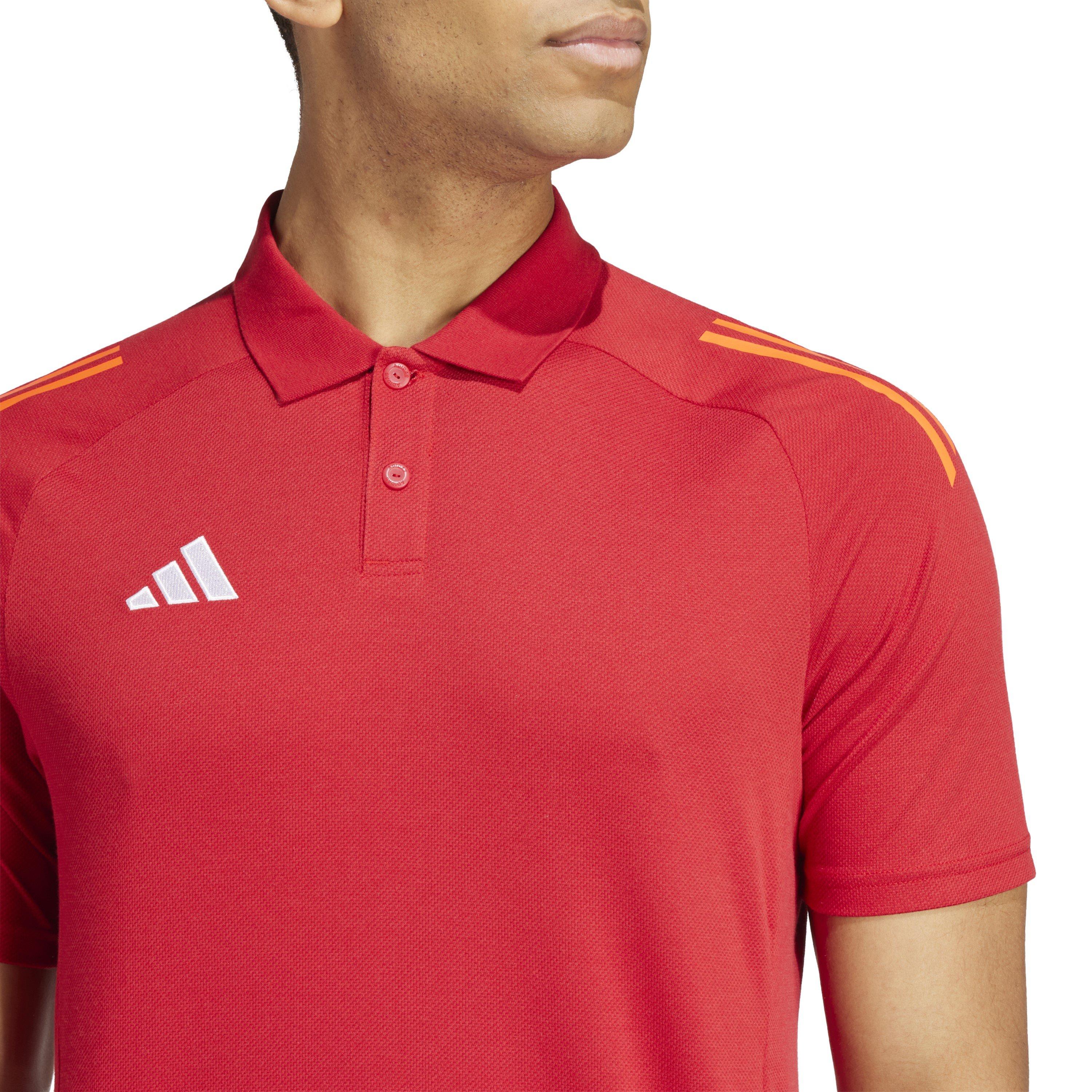 Power Red - adidas - Tiro24 C Polo Shirt Mens - 4