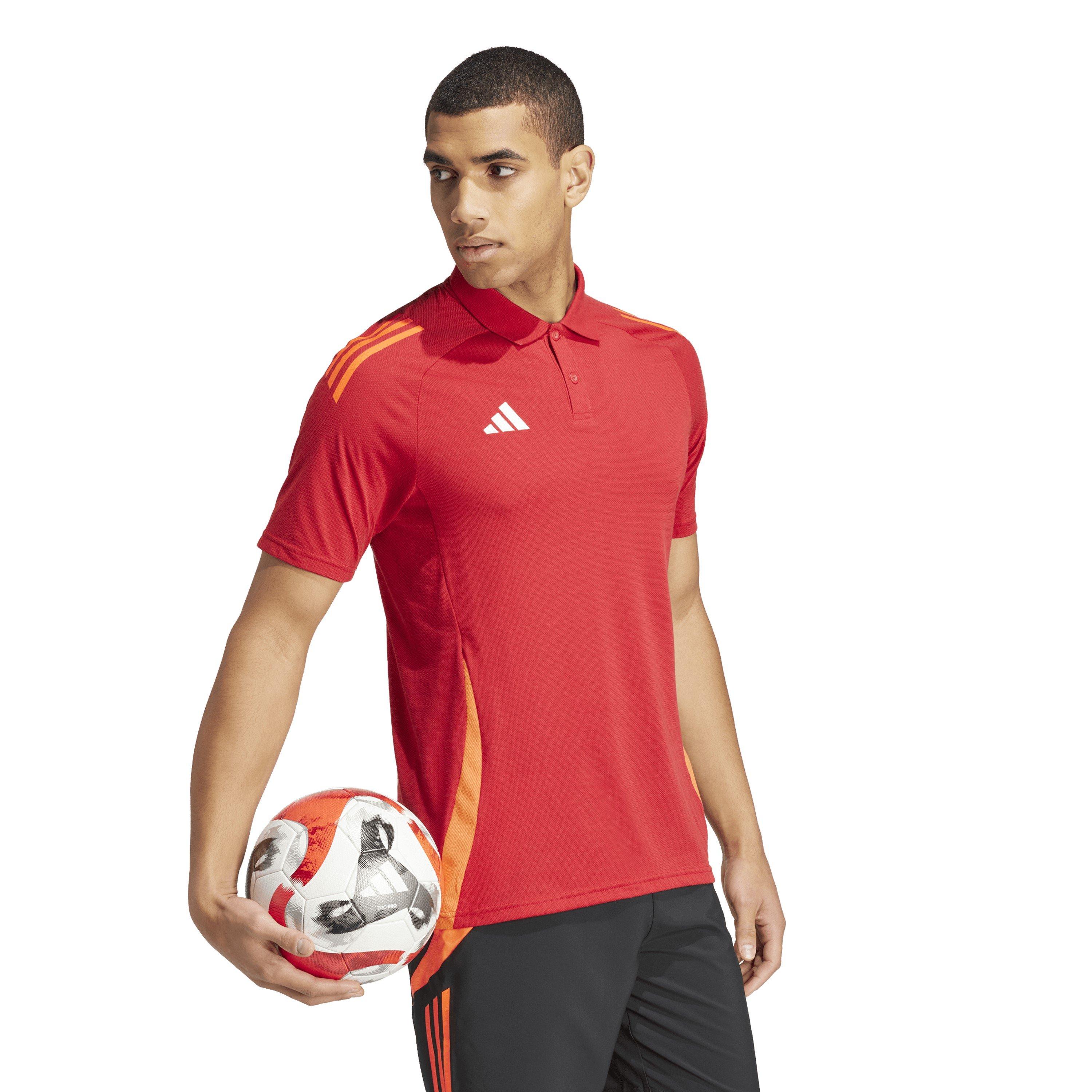 Power Red - adidas - Tiro24 C Polo Shirt Mens - 6