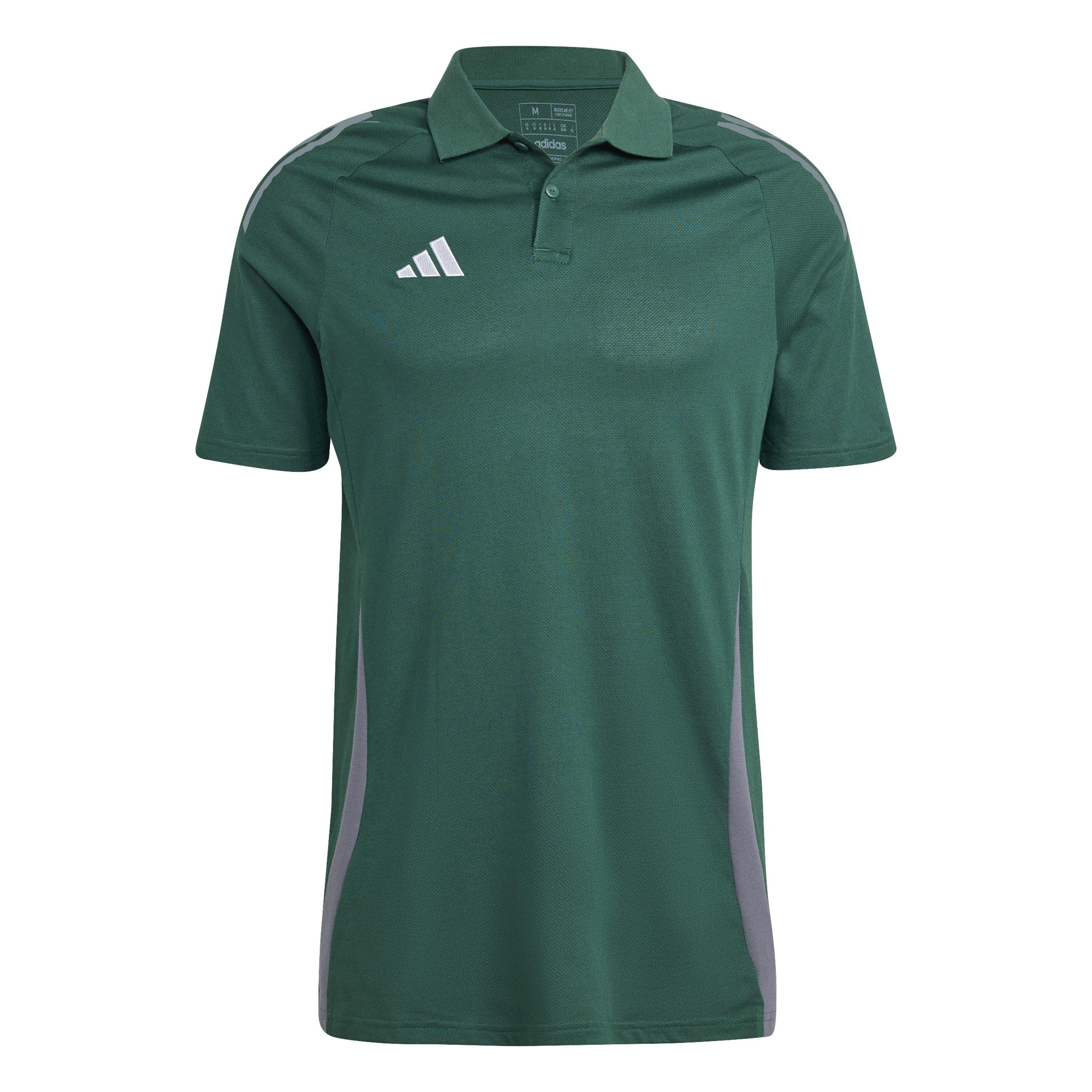Adidas Men's Tiro24 C Performance Polo Shirt - Dark Green - XS