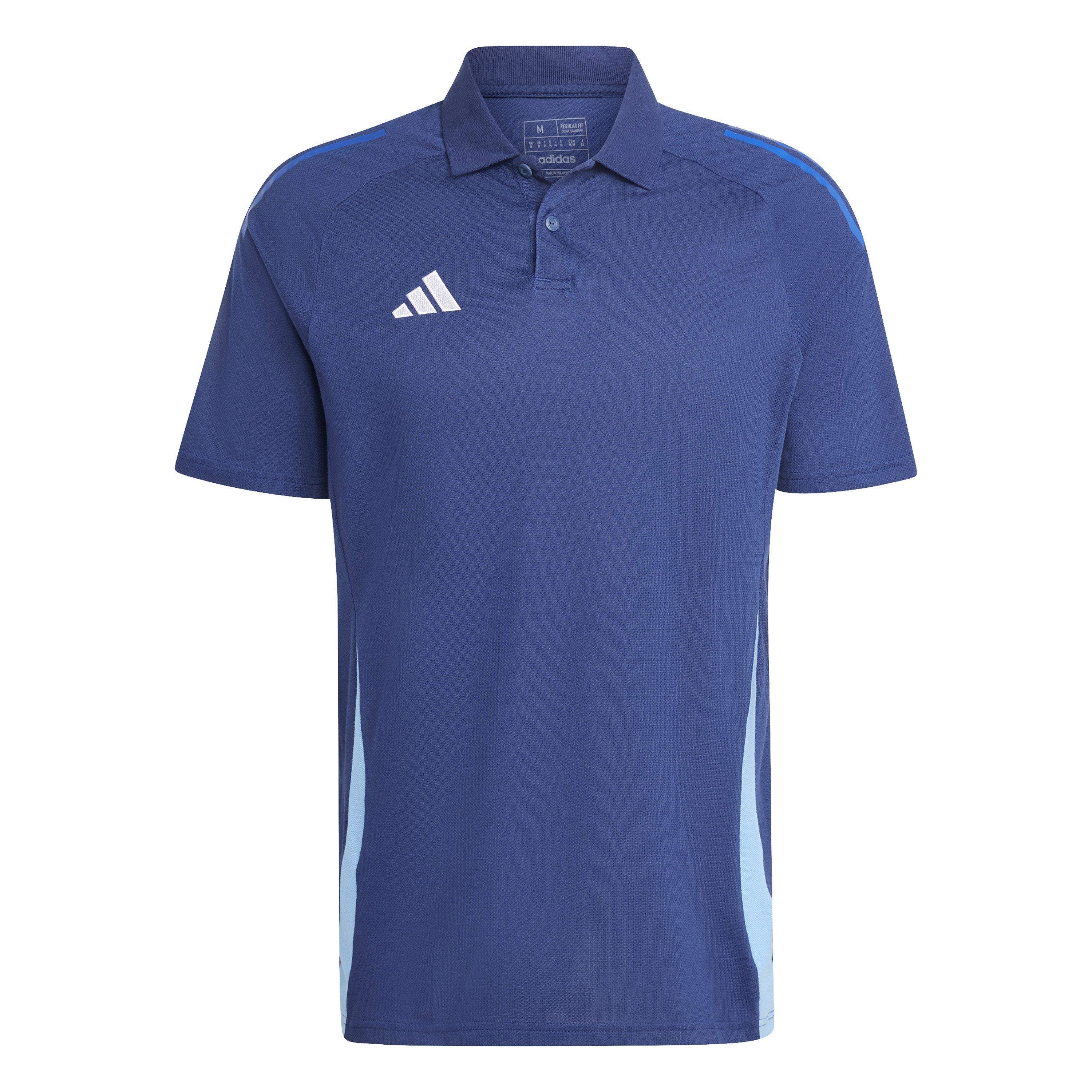 Adidas Men's Tiro24 C Performance Polo Shirt - Navy Blue - S
