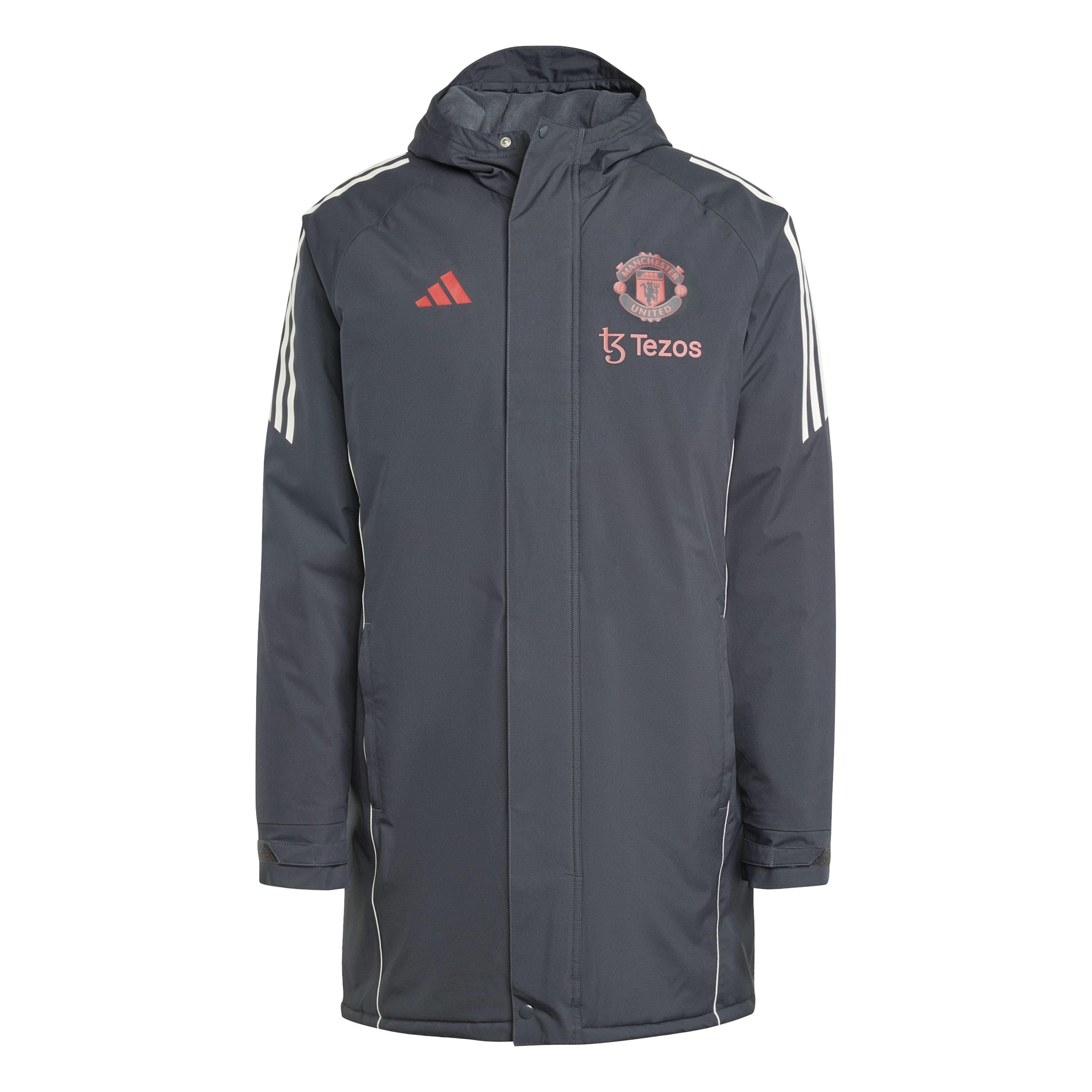 Carbon - adidas - Manchester United Stadium Parka 24/25 Mens - 1