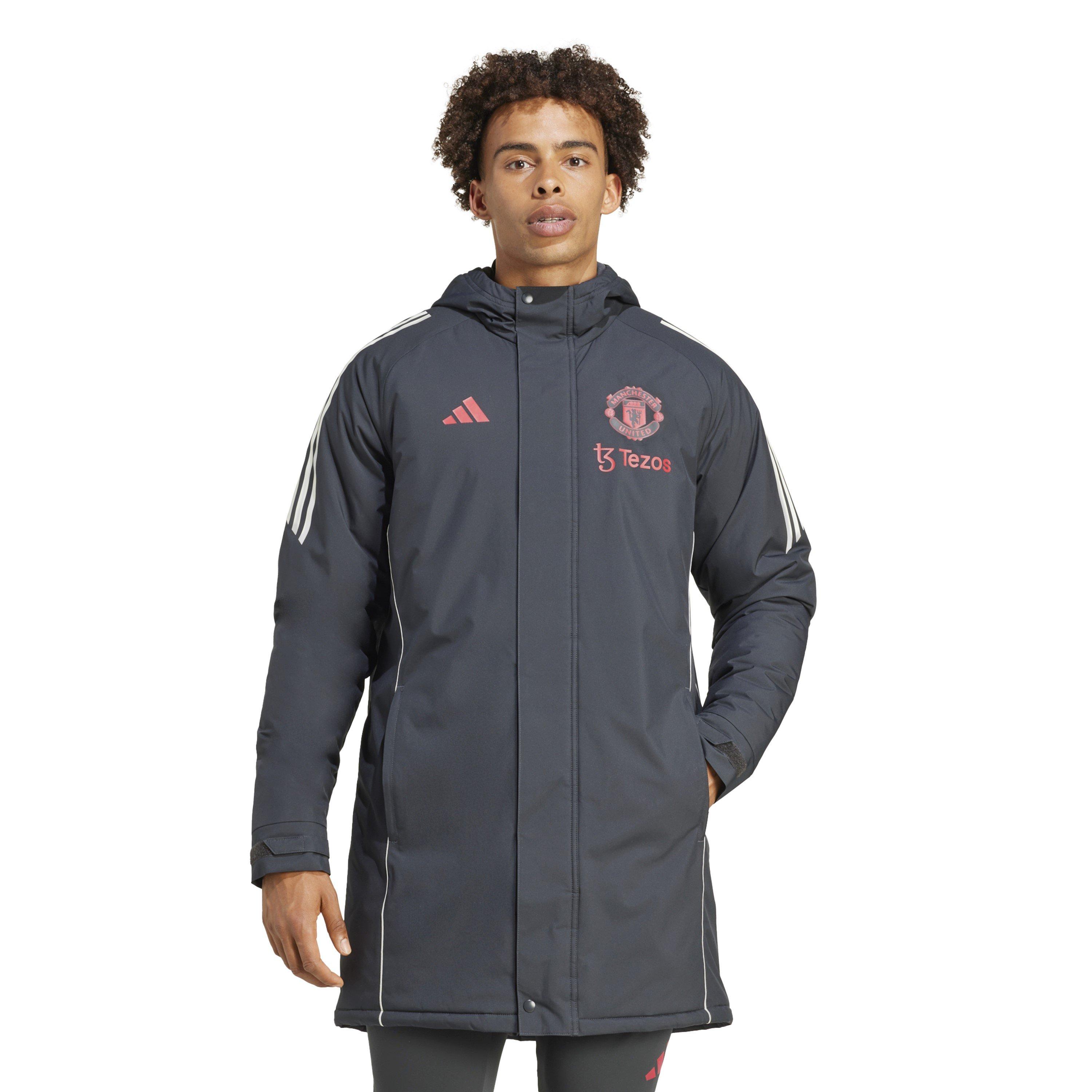 adidas Manchester United フード付きジャケット Lサイズ 公式 Manchester United Jackets | DAZN