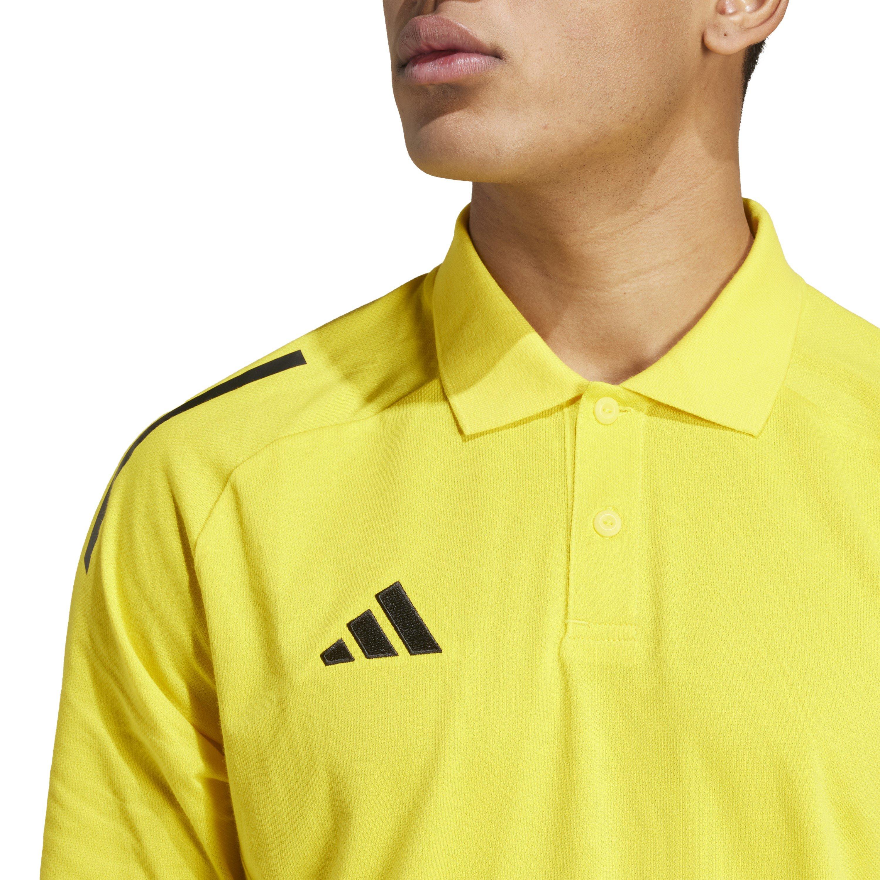 Yellow/White - adidas - Tiro24 C Polo Shirt Mens - 5