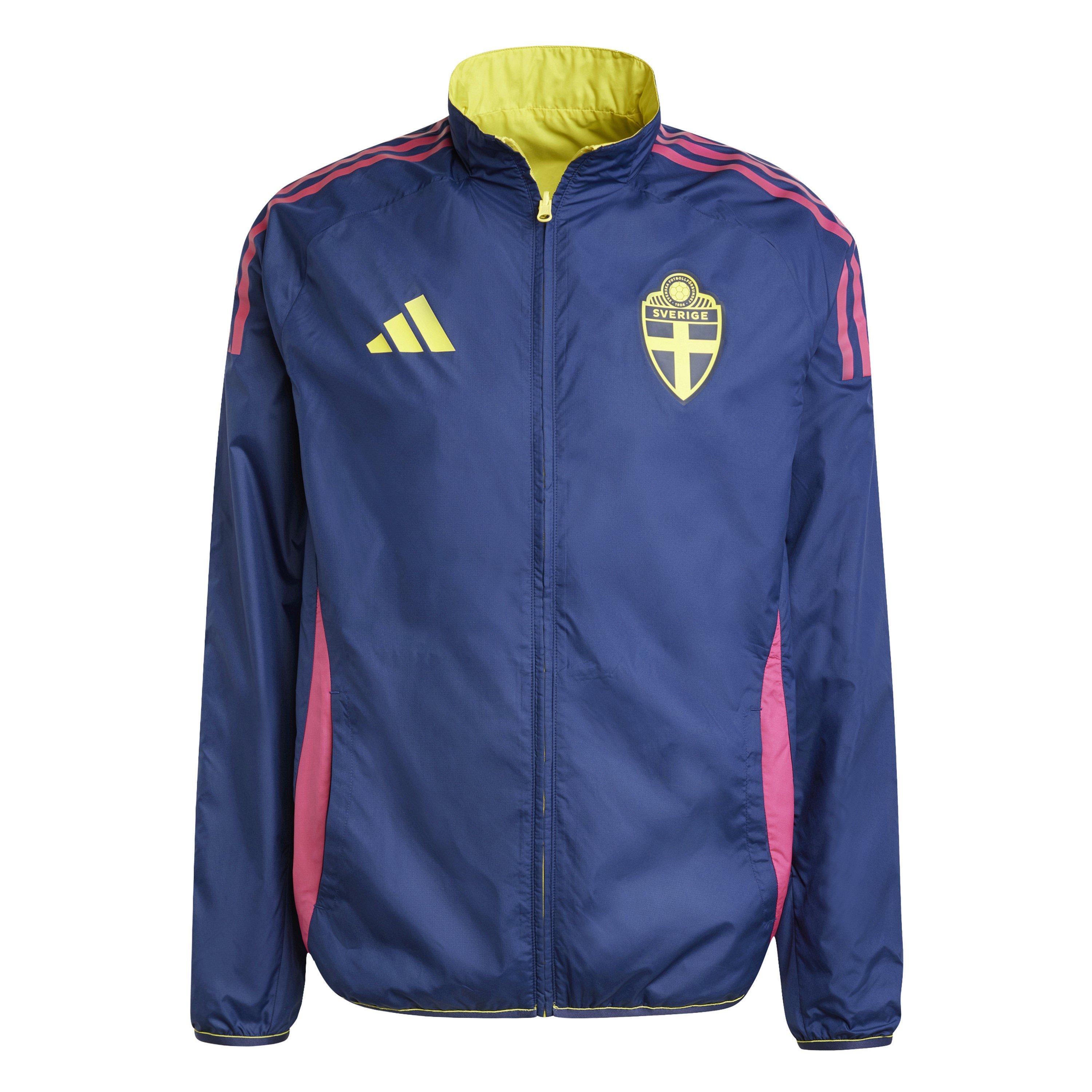 Adidas Men's International Licensed Rain Anorak - Byello/Tenabl - XS
