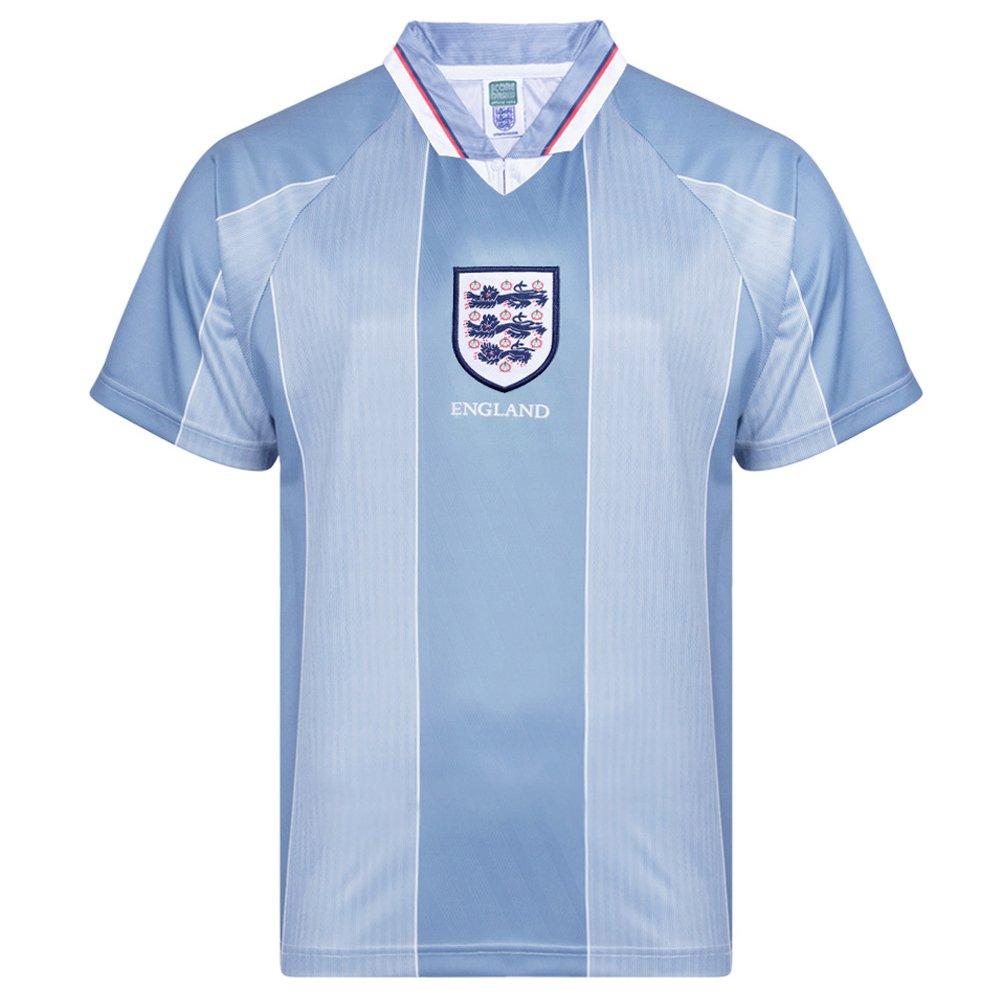 Grey/White - Score Draw - Score Draw England Away Shirt 1996 - 1