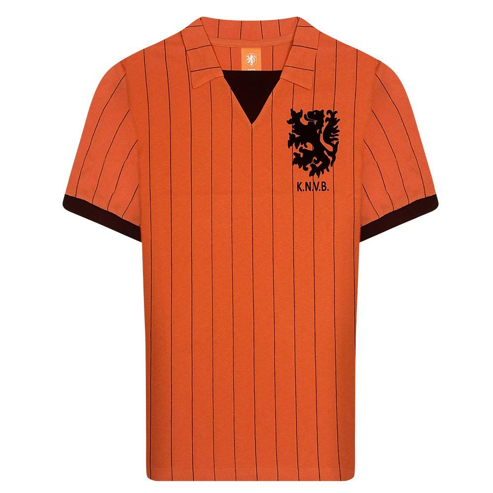 Orange/Black - Score Draw - Netherlands Home 1983 Retro Football Shirt - 1