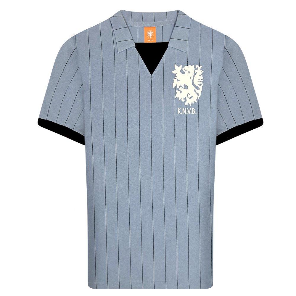 Blue/Black - Score Draw - Mens Netherlands Retro Away 1983 Football Shirt - 1
