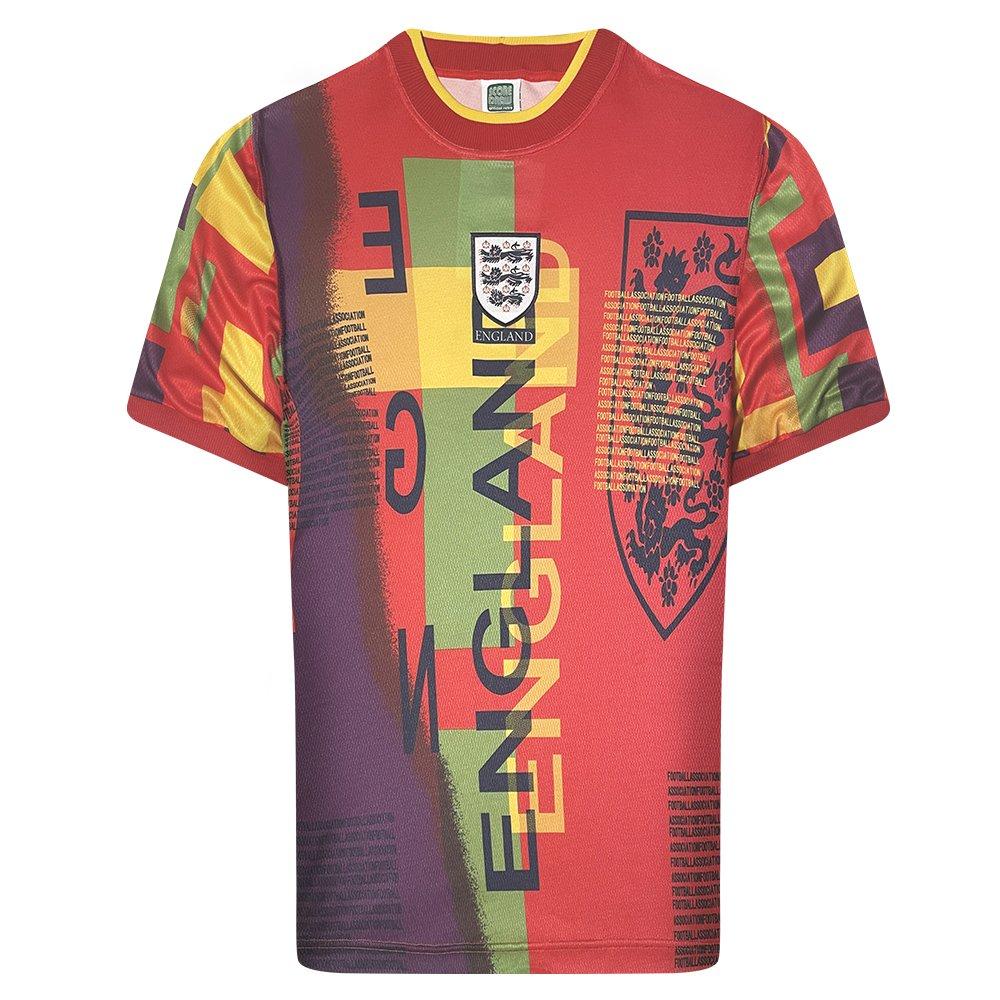 Red/Blue - Score Draw - Score Draw England Goalkeeper Shirt 1996 - 1