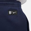 Obsidienne/Blanc - Nike - England Men's  Fleece Soccer Pants - 4