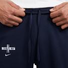 Obsidienne/Blanc - Nike - England Men's  Fleece Soccer Pants - 6
