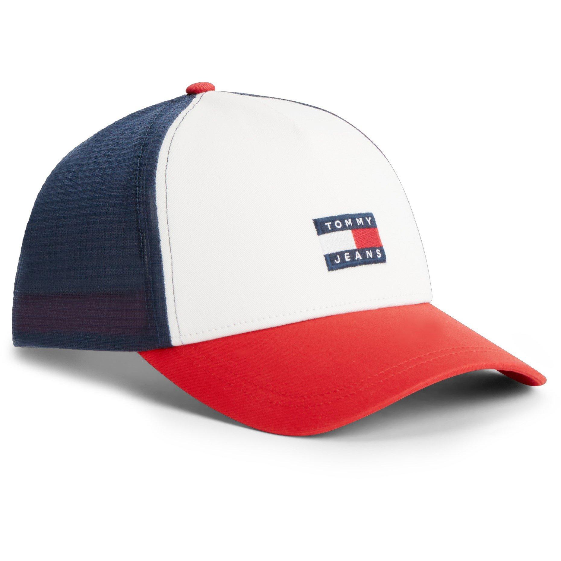 Wht/Rojo/Nvy - Tommy Jeans - Heritage Trucker Cap - 1
