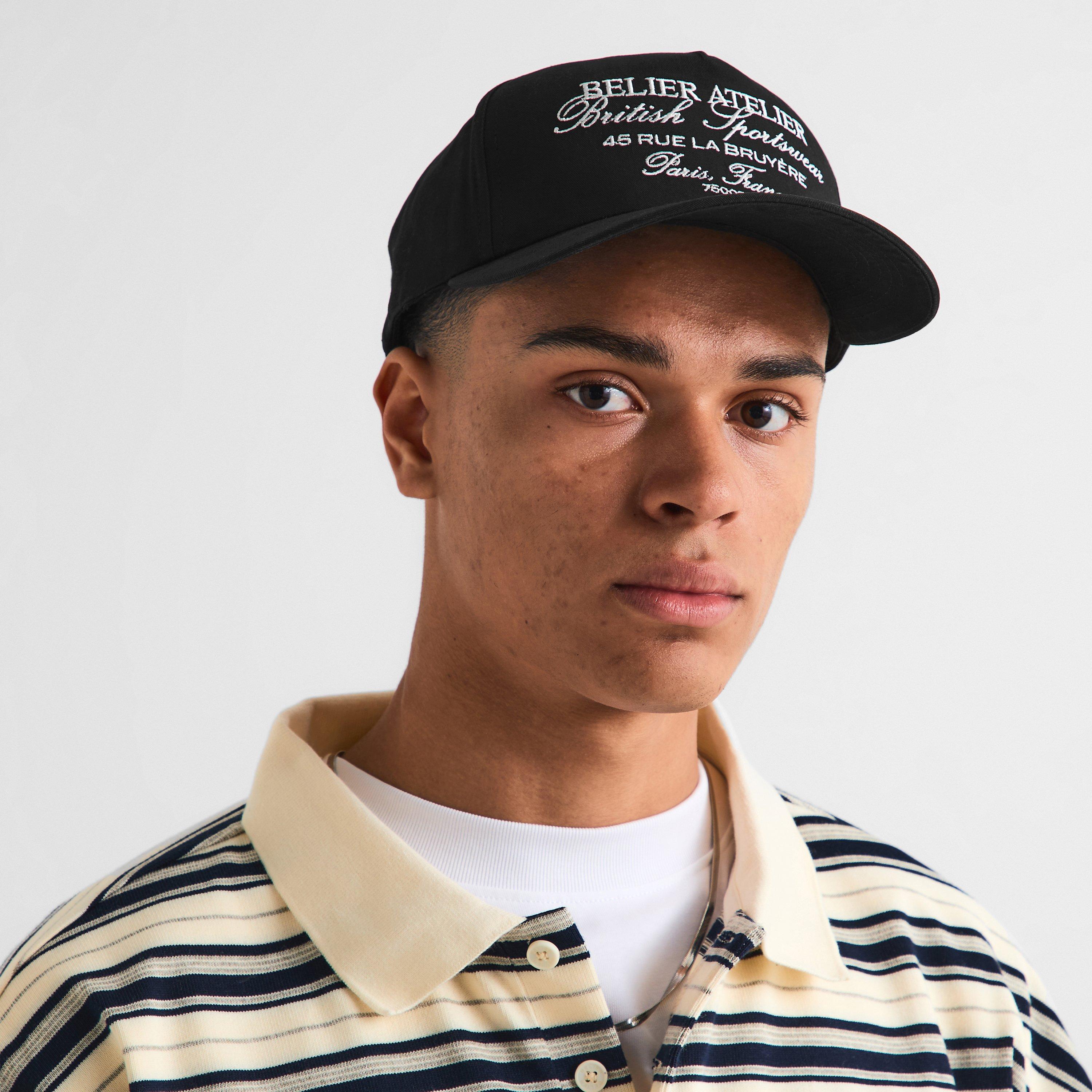 Black - BELIER - Men's Baseball Cap - 3