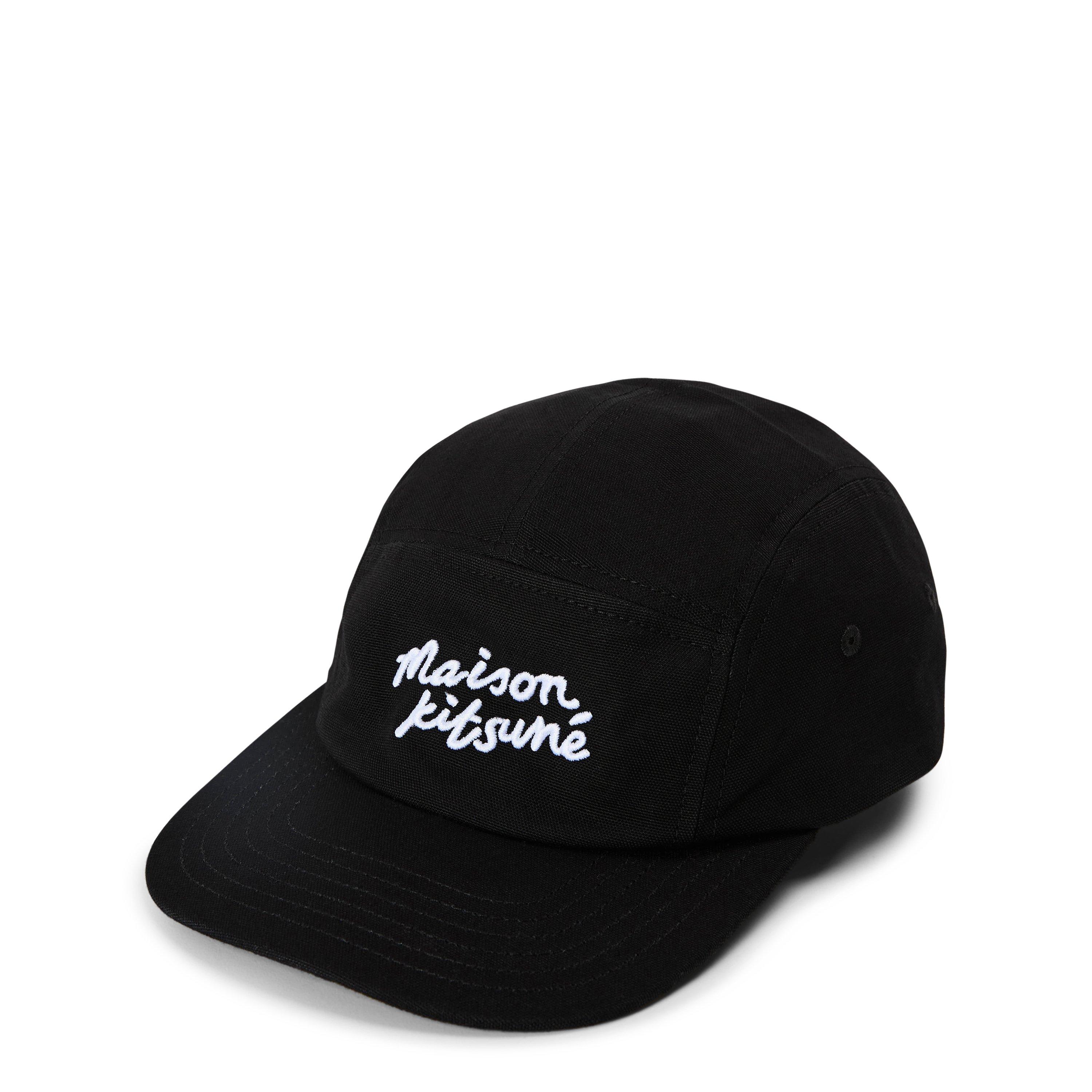 Black - Maison Kitsune - Men's Handwriting Baseball Cap - 1
