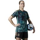 Teal - adidas - Germany Authentic Away Shirt 2023 Womens - 12
