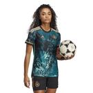 Teal - adidas - Germany Authentic Away Shirt 2023 Womens - 4